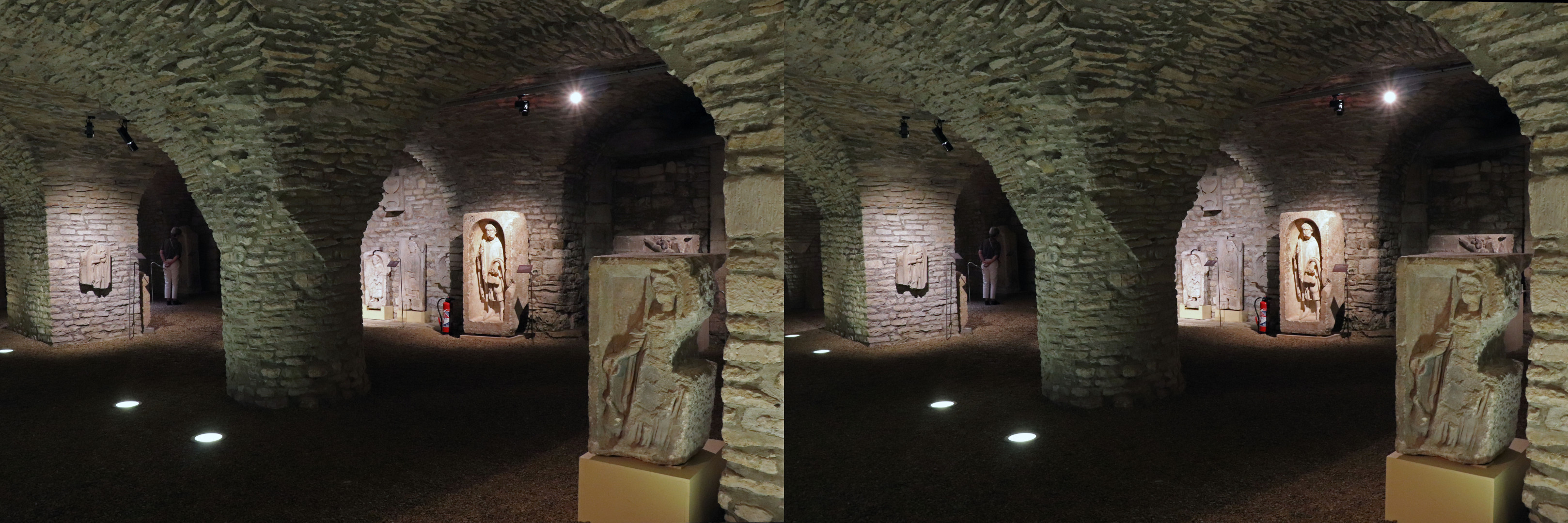 Salle romane, scriptorium de l'abbaye