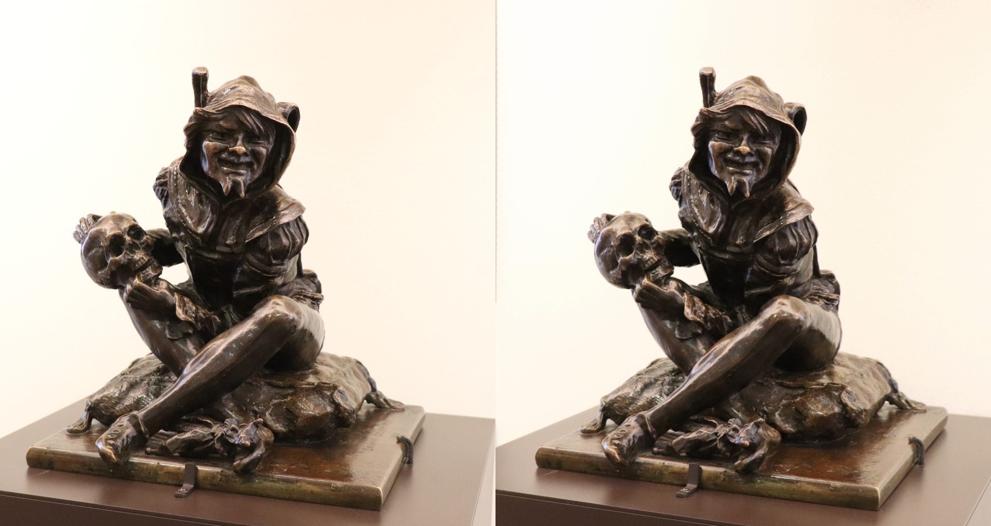 Le Fou et la Mort, bronze 1877, par Sarah Bernhardt