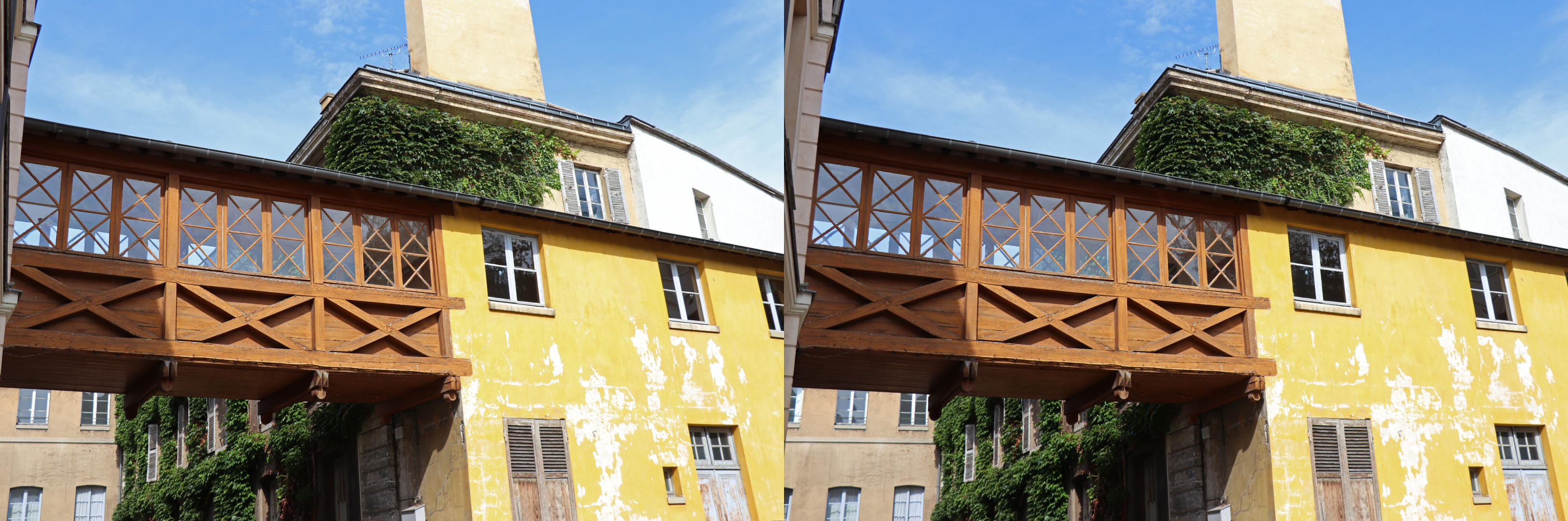 Une passerelle interne à la manufacture des Gobelins
