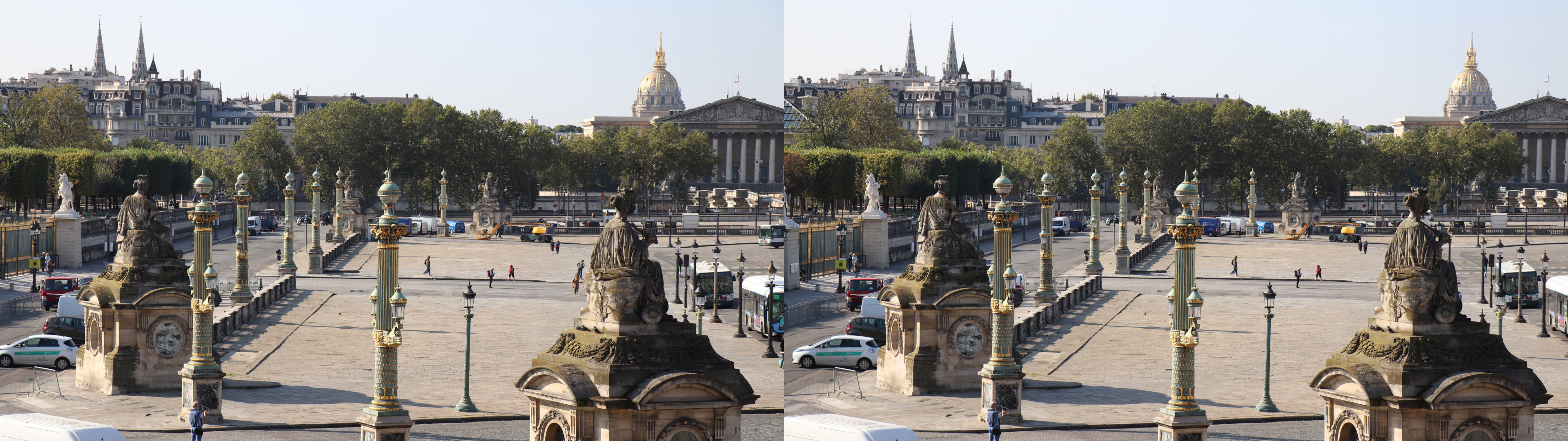 Un côté de la Concorde, vue de l'Hôtel de la Marine