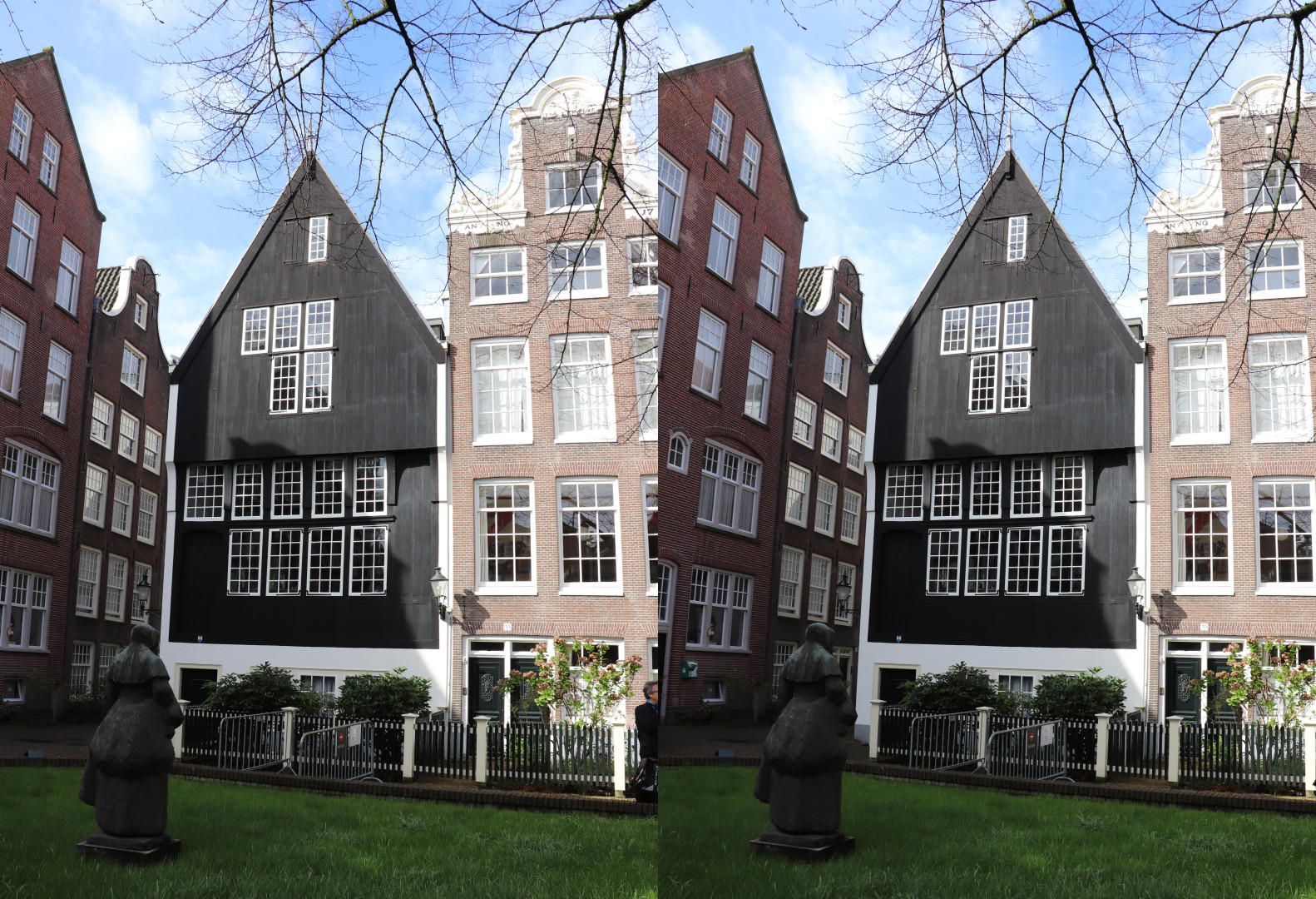 Une des 2 seules maisons en bois d'Amsterdam