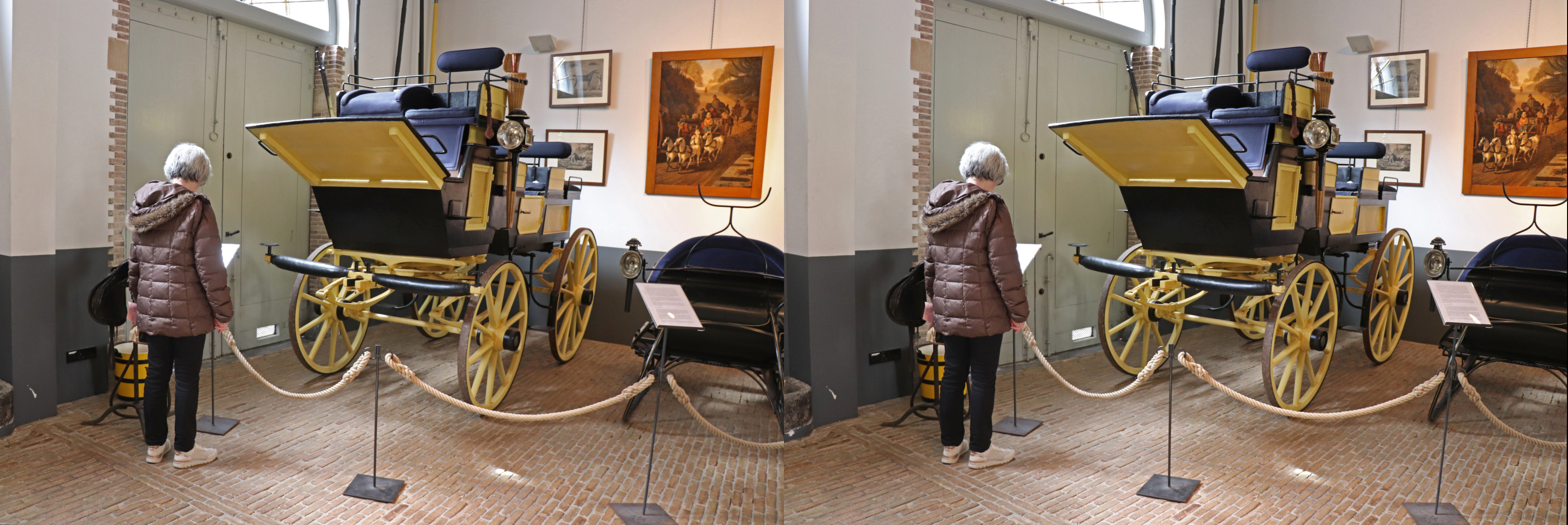 Remise et écurie, à l'arrière, donnant sur une rue parallèle.
