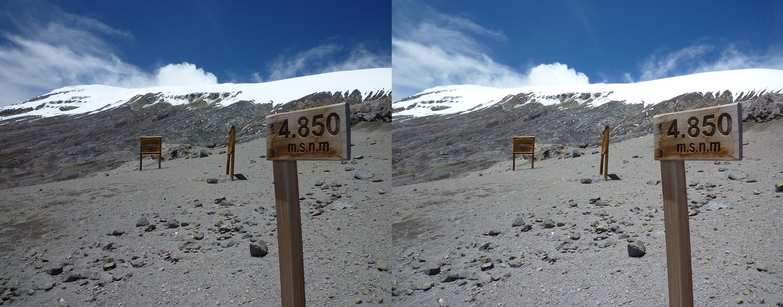 Colombie - Volcan Nevado del Ruiz.