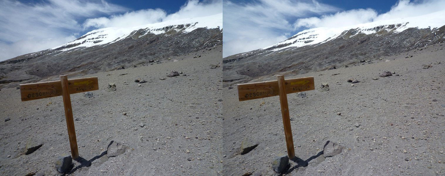 Colombie - Volcan Nevado del Ruiz.