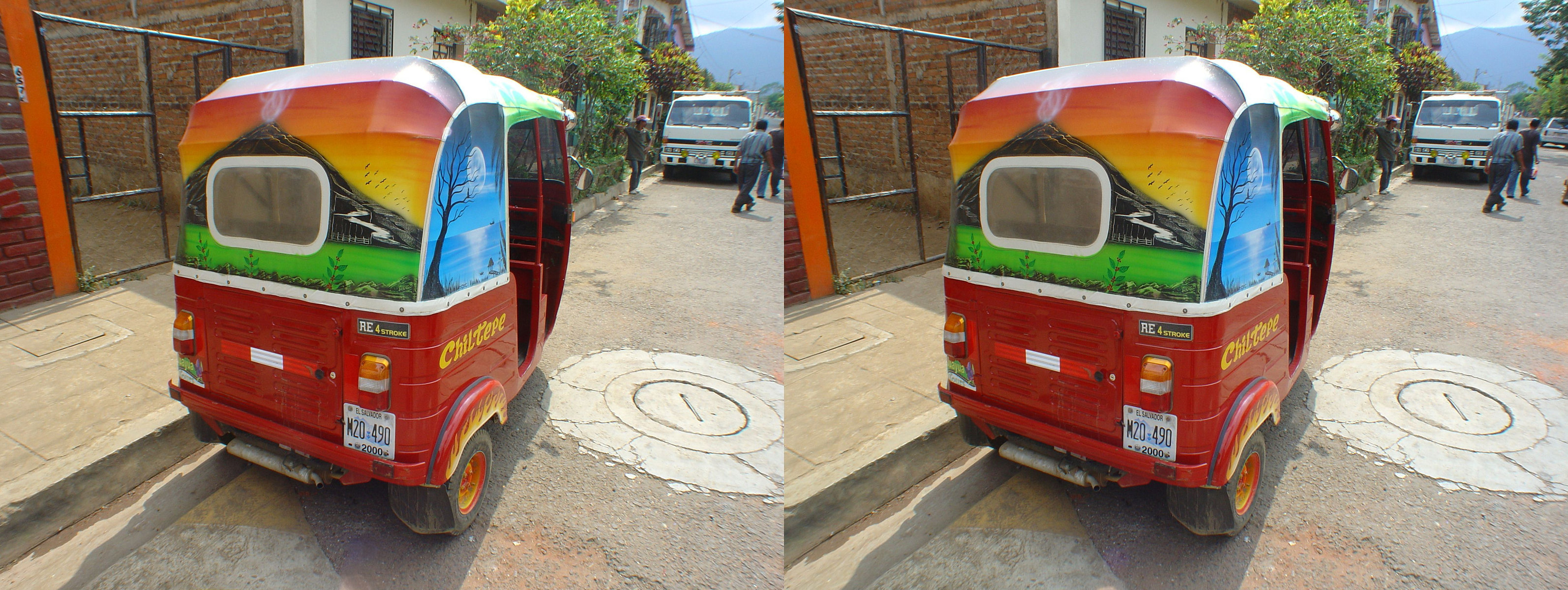 El Salvador - Taxi volcanique à Juayúa.