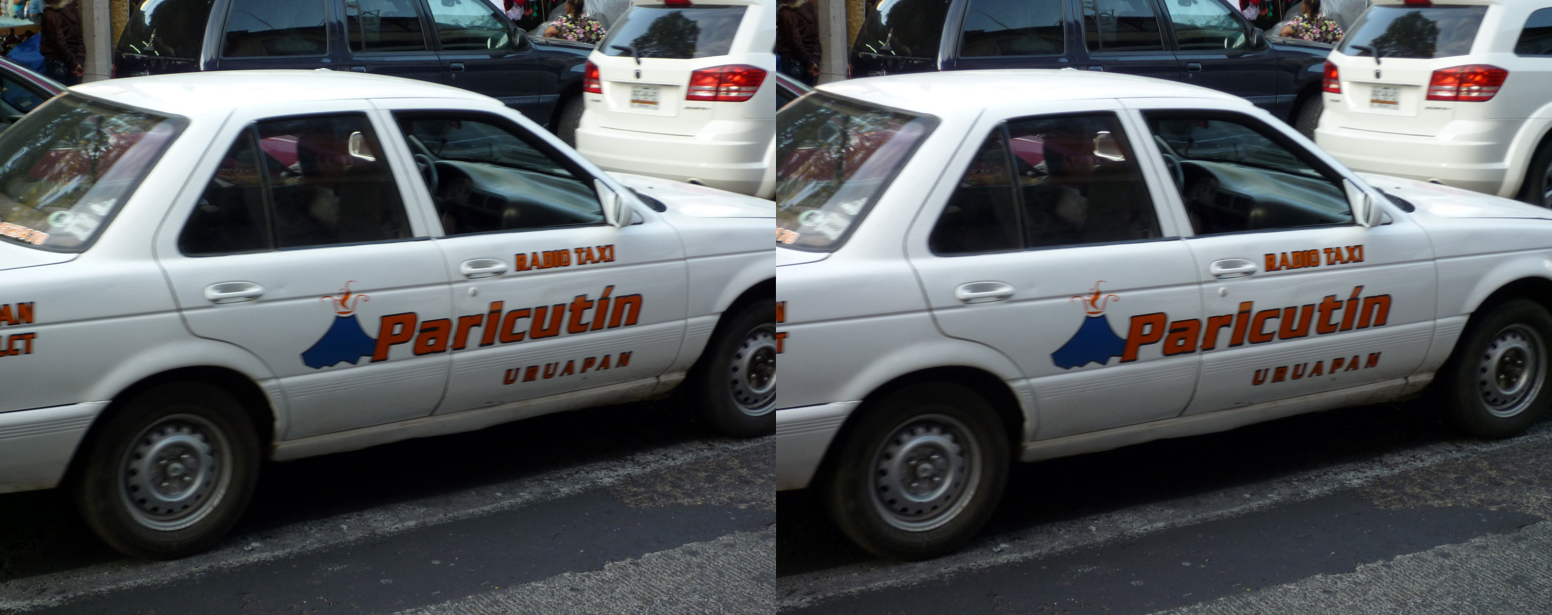 Mexique - Michoacán - Compagnie de taxi volcanique à Uruapan.