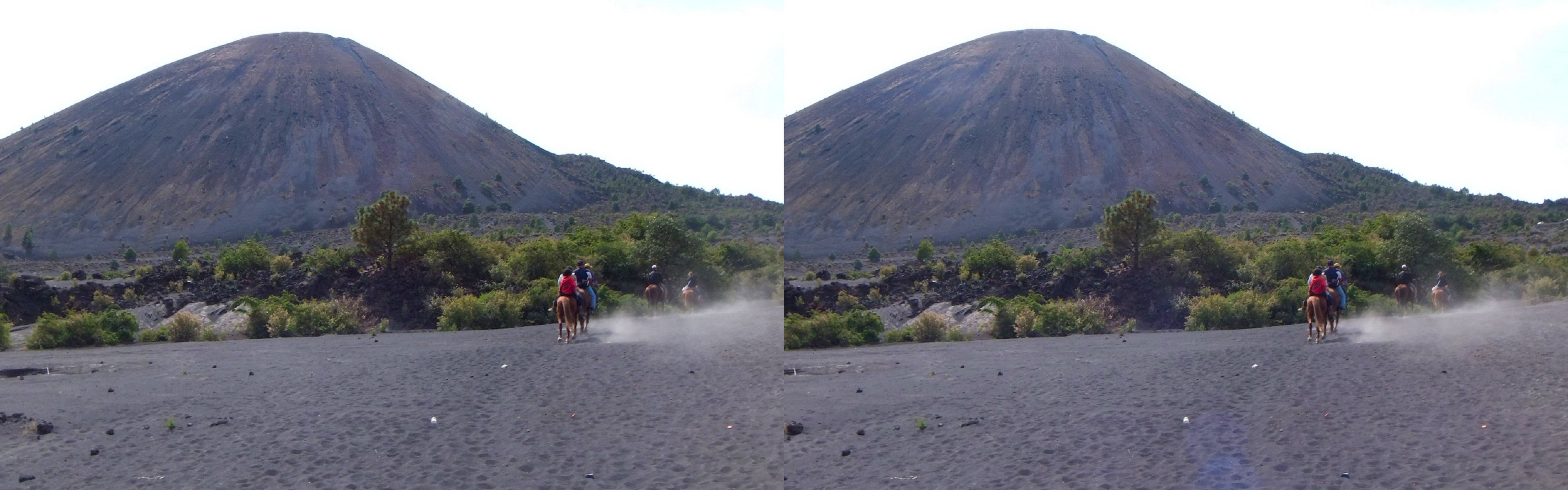 Mexique - Michoacán - Volcan Parícutin.
