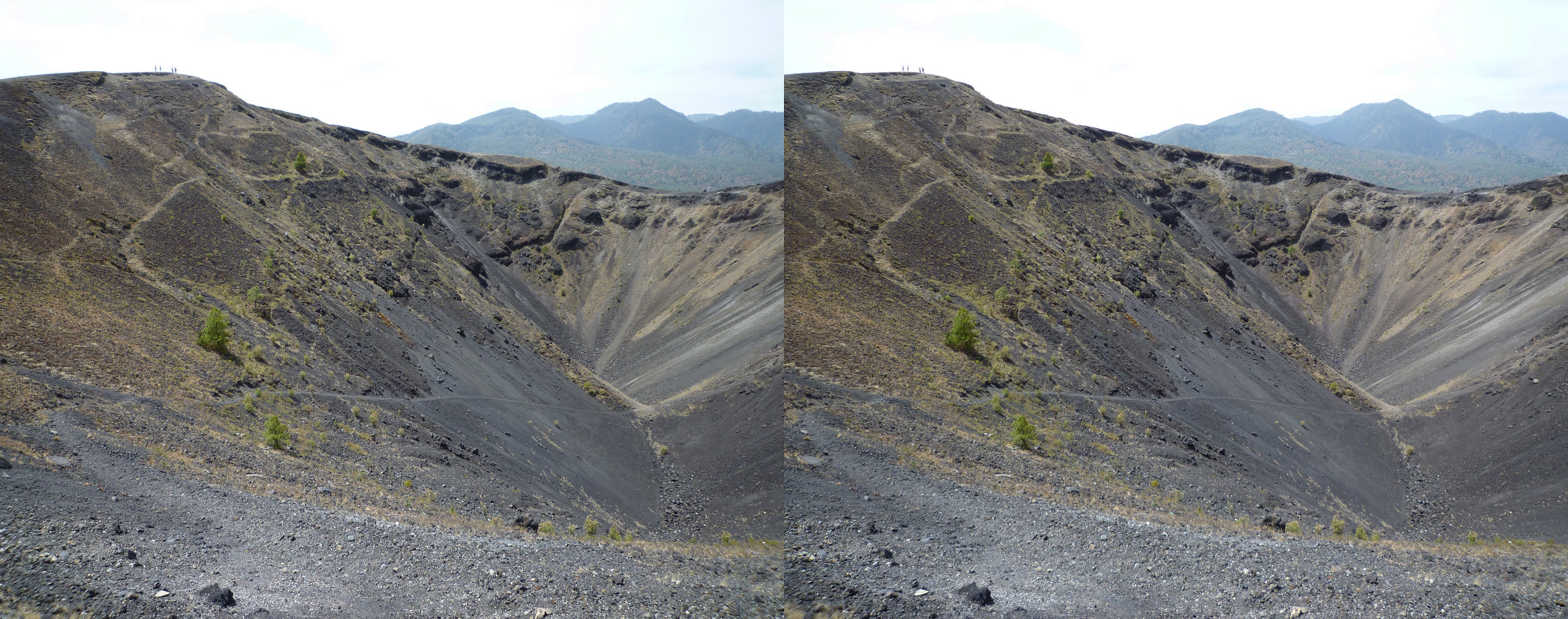 Mexique - Michoacán - Volcan Parícutin.