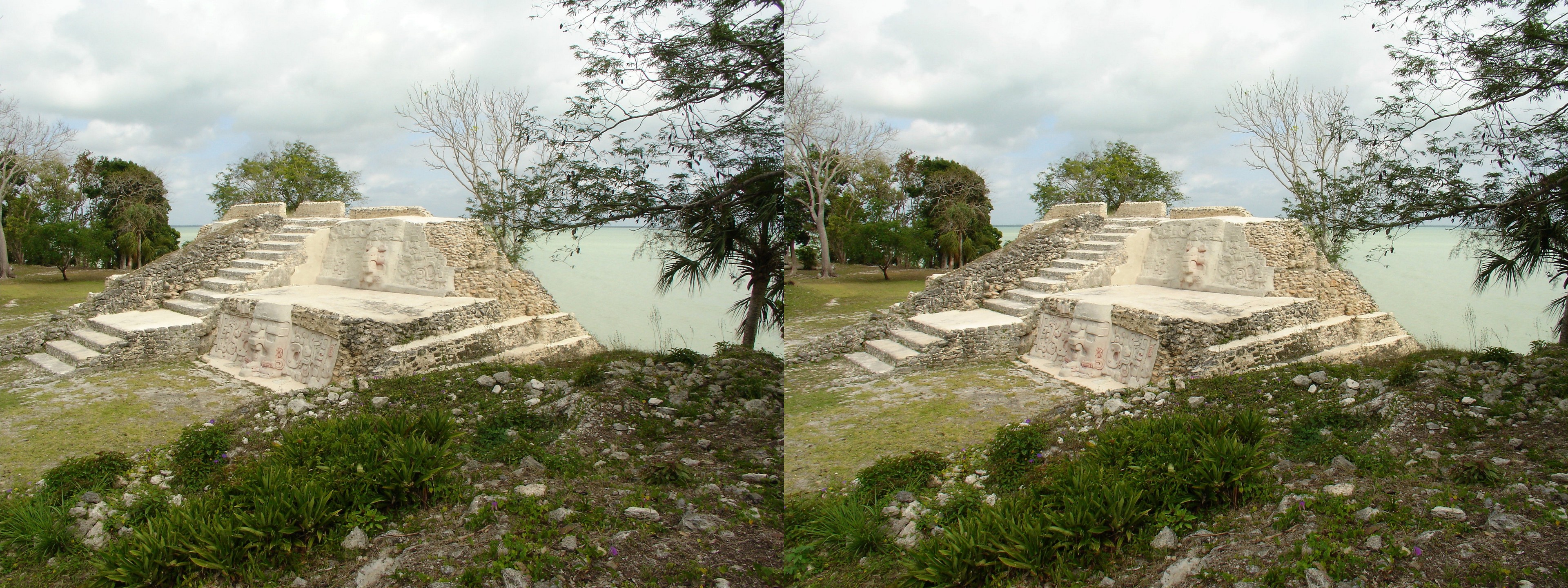 Site archéologique maya de Cerros.