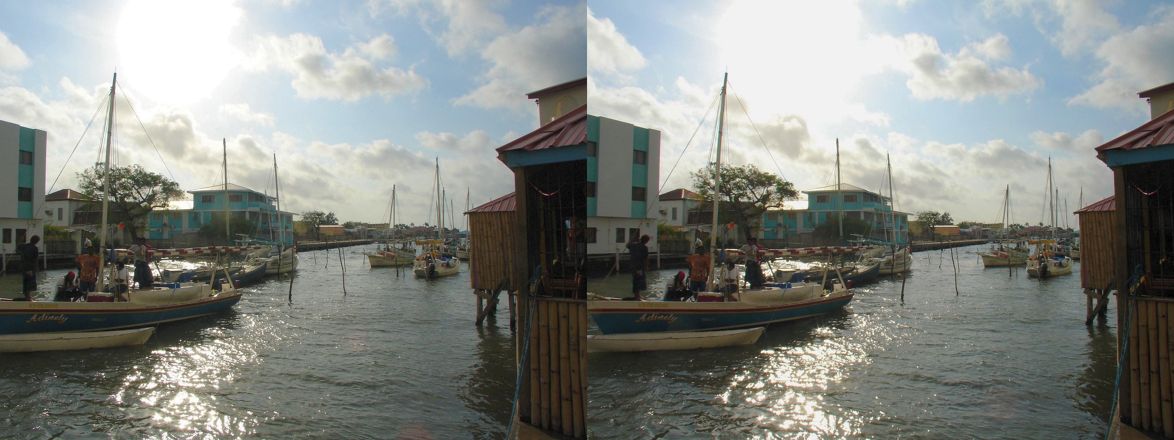 Vue sur la Haulover Creek