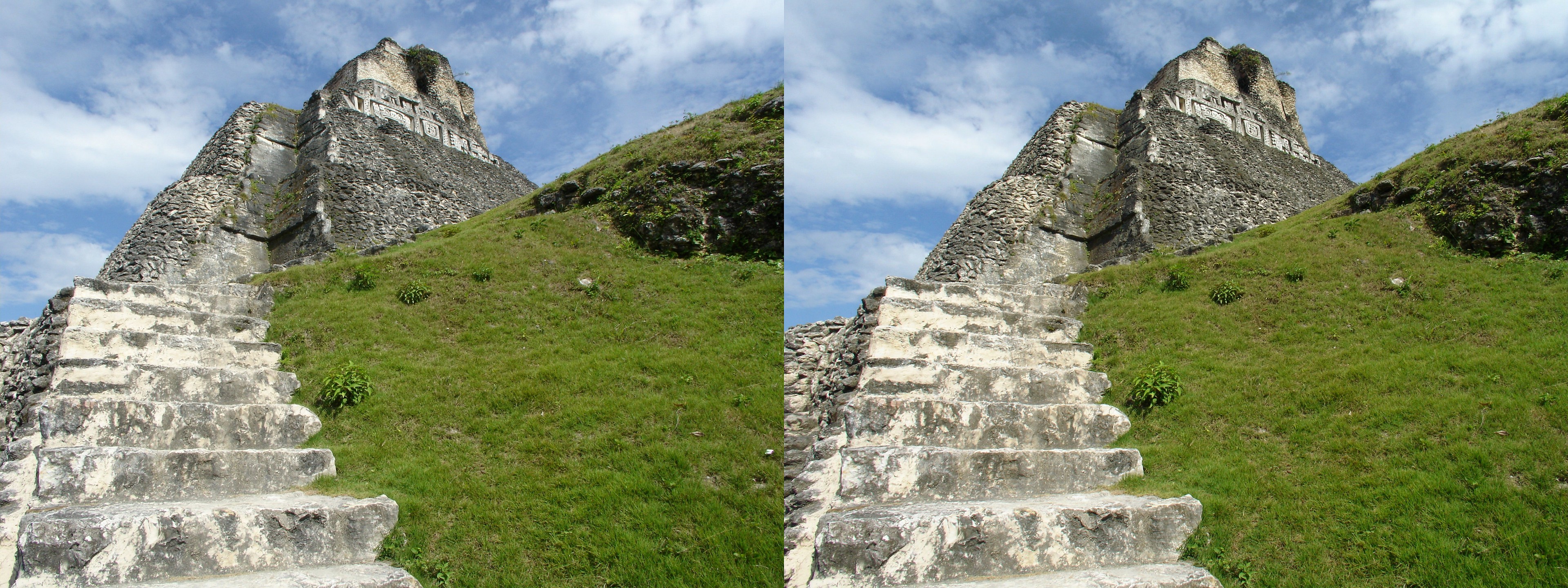 Site archéologique maya de Xunantunich, temple El Castillo