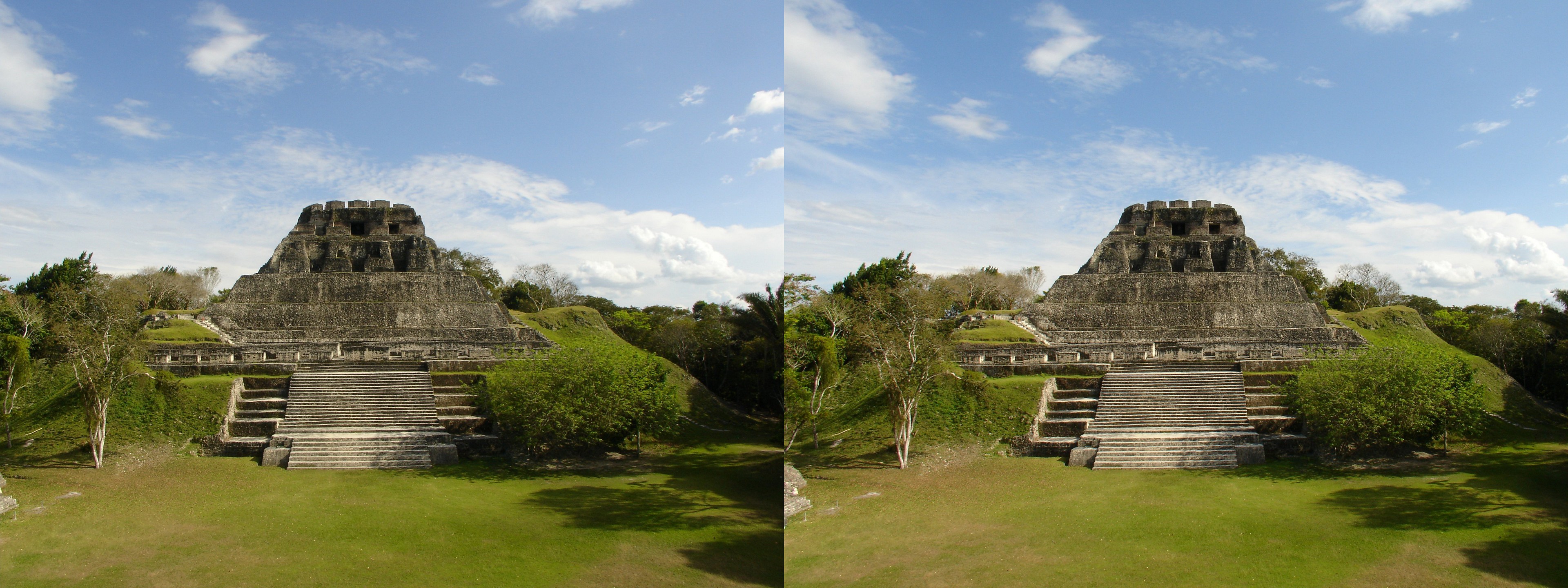 Site archéologique maya de Xunantunich, temple El Castillo
