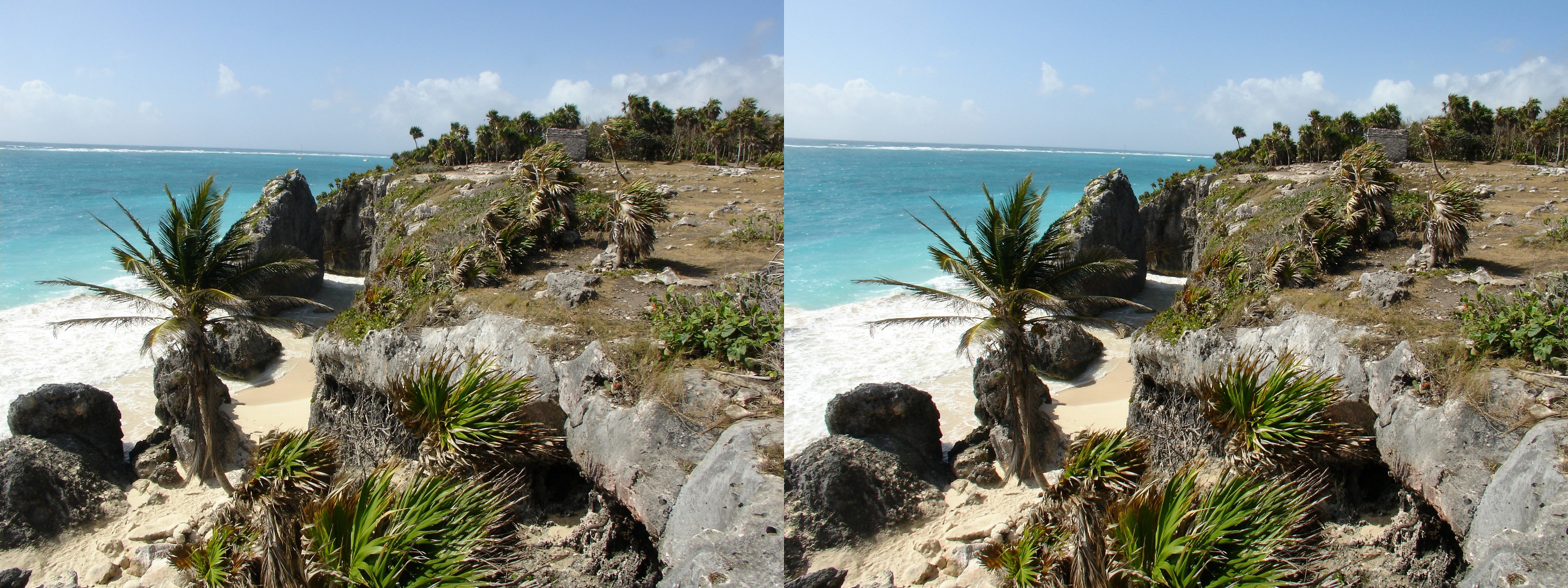 Vue sur la plage