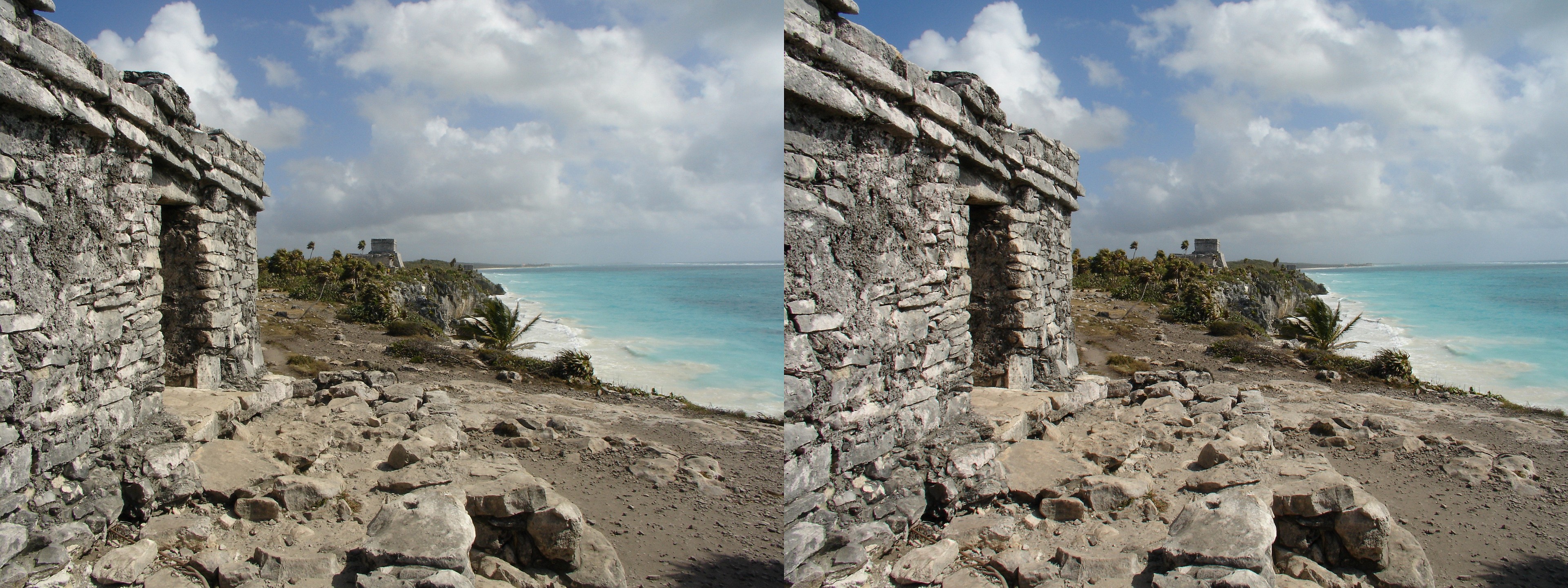 Temples en bord de mer