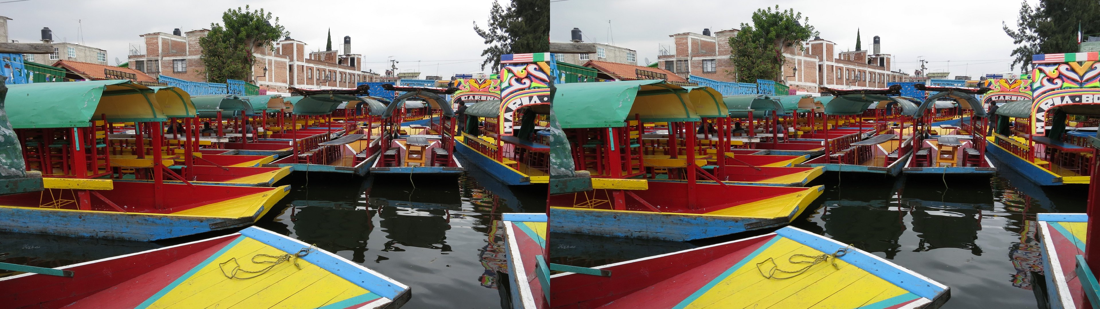Xochimilco, embarcadère de Belem