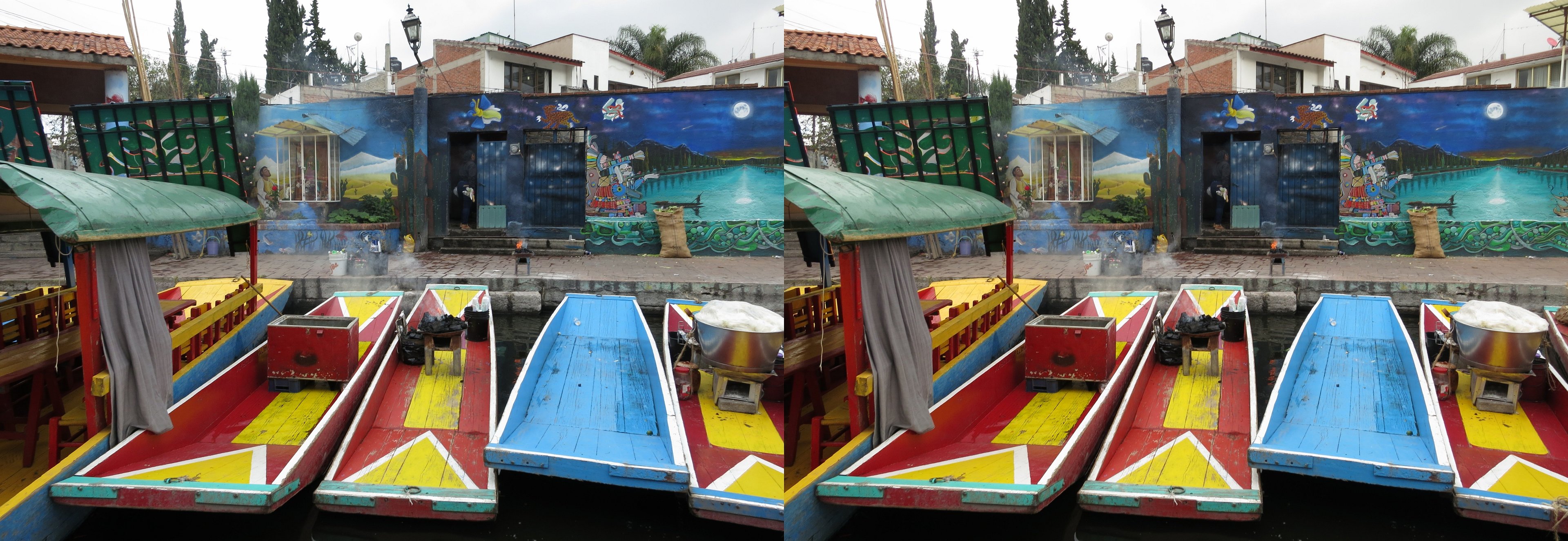 Xochimilco, embarcadère de Belem