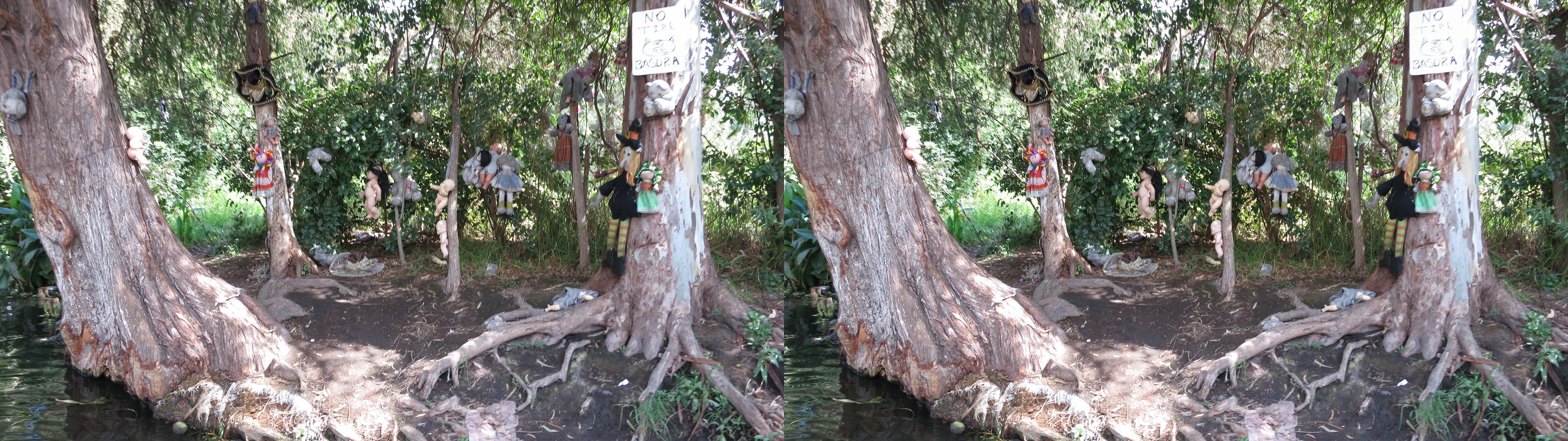 Xochimilco, réplique de l'île des poupées