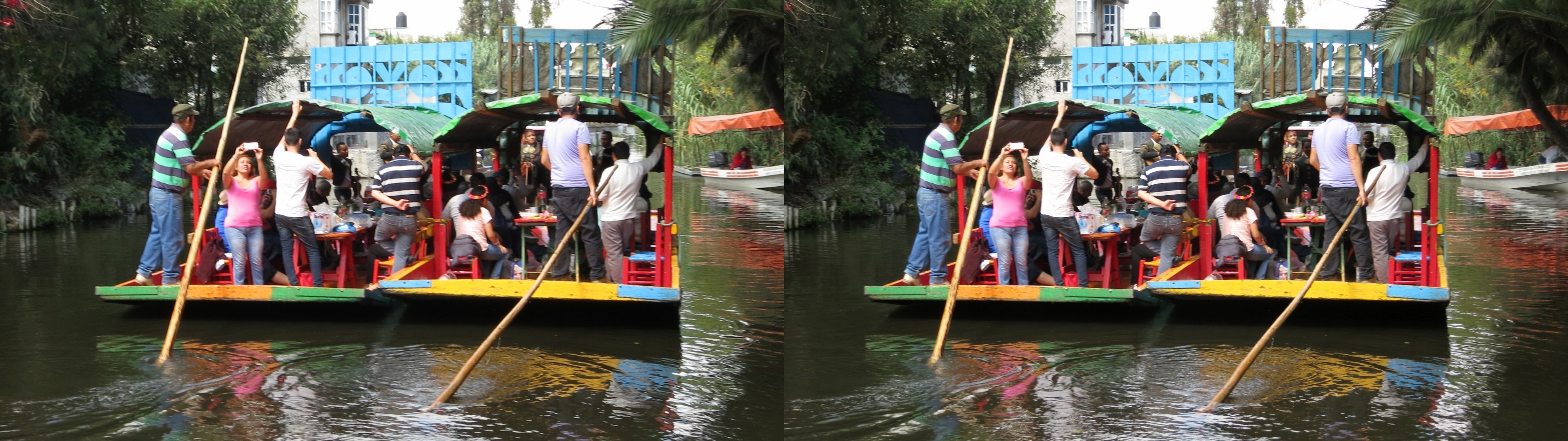 Xochimilco, double trajinera