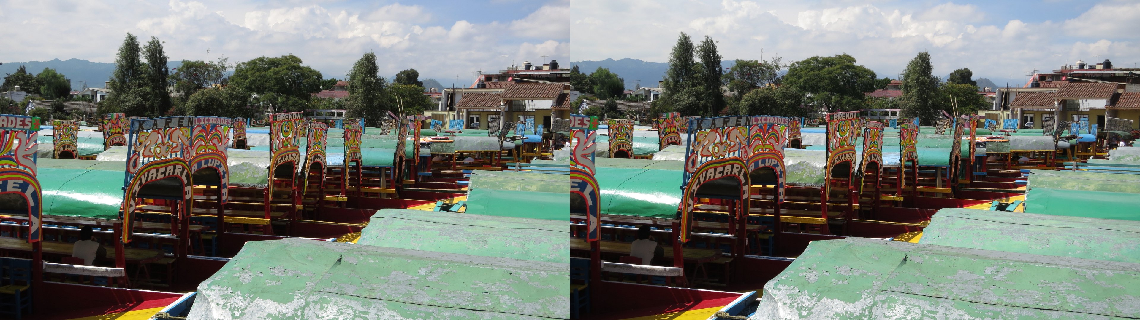 Xochimilco, embarcadère Caltongo