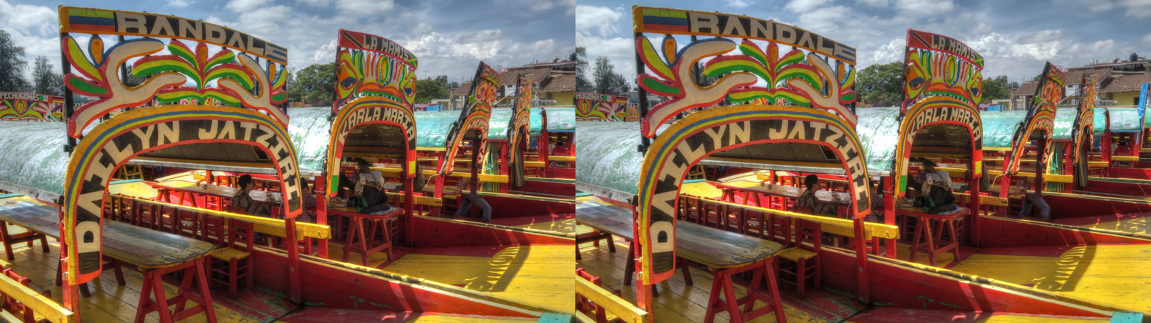 Xochimilco, embarcadère Caltongo