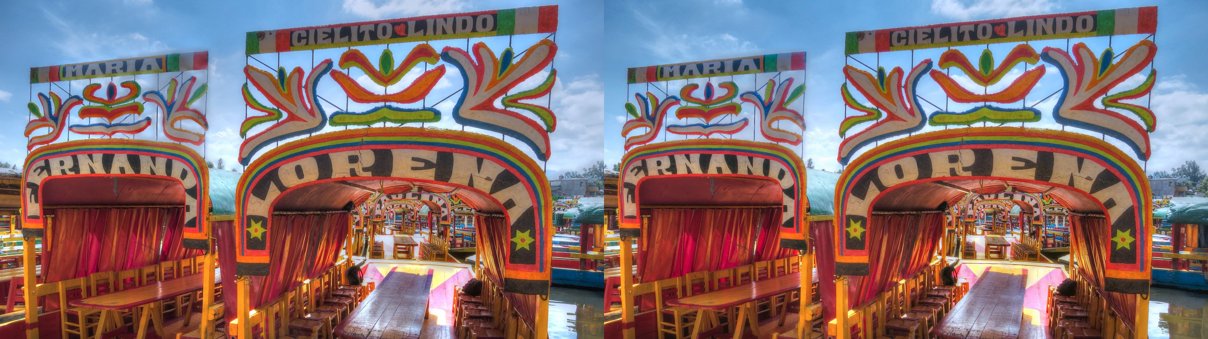Xochimilco, embarcadère Caltongo
