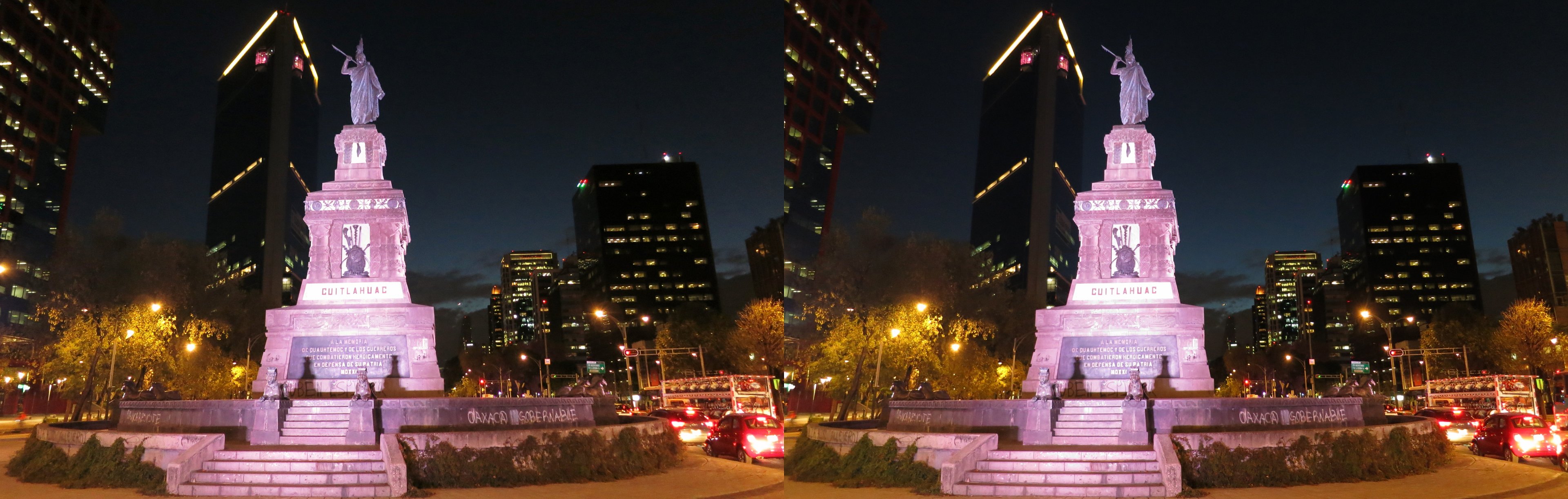 Paseo de La Reforma, monument à Cuauhtémoc