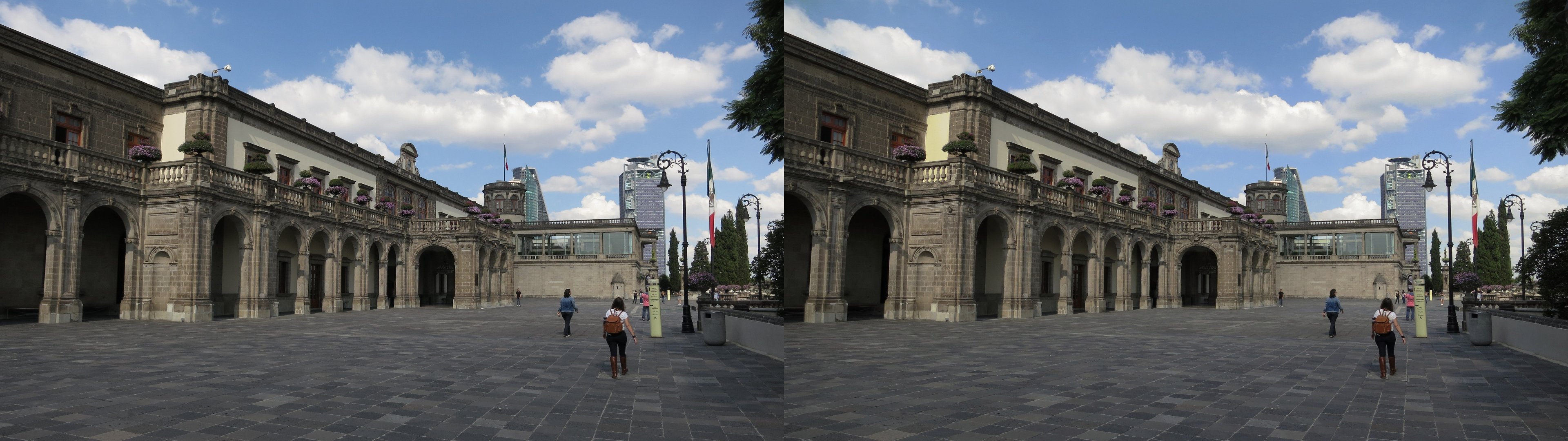 Cour du Château de Chapultepec