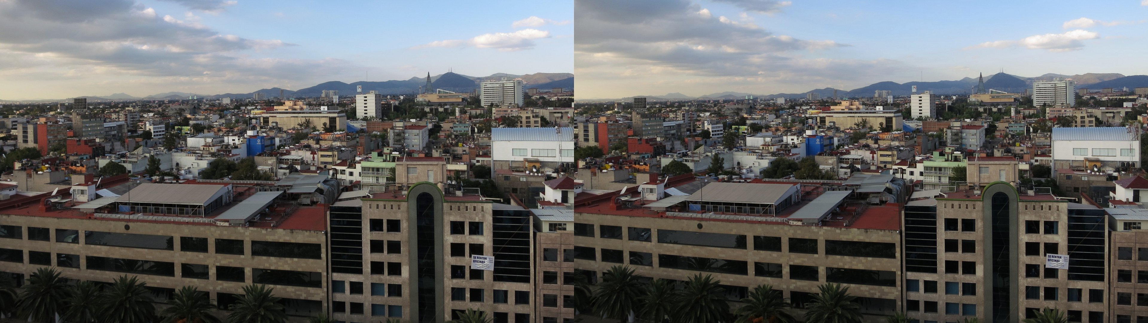 Vue depuis le Monument à la Révolution Mexicaine