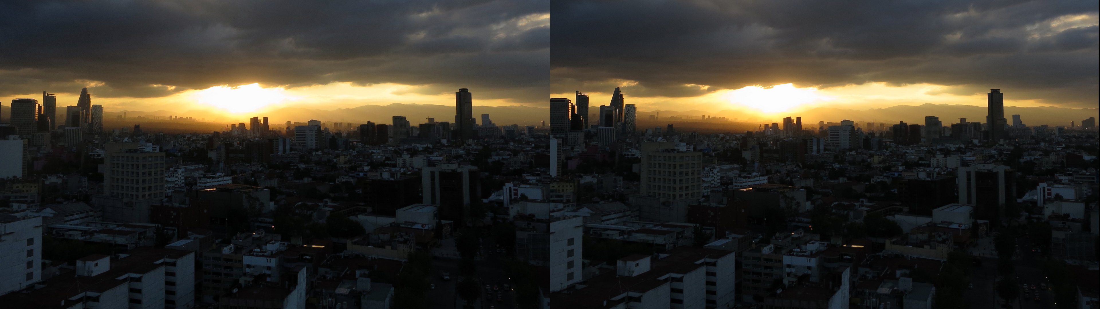 Vue depuis le Monument à la Révolution Mexicaine