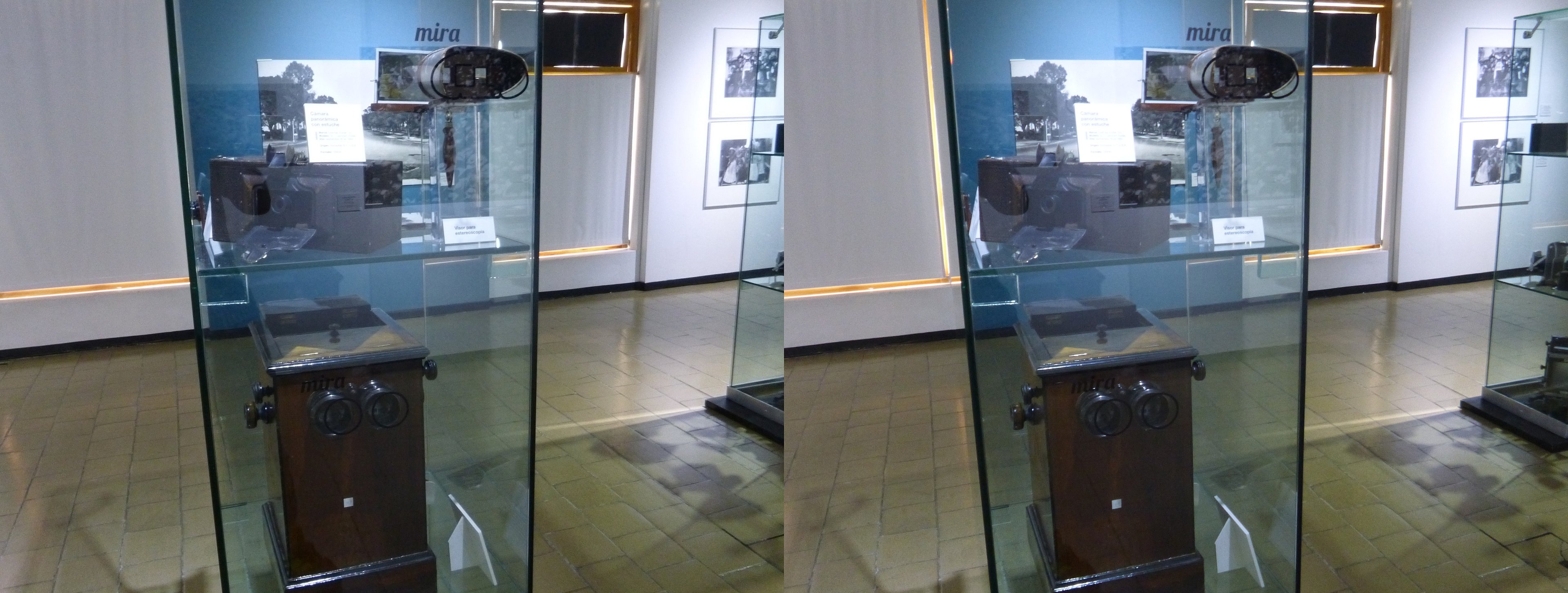 Musée de la photographie, borne stéréoscopique