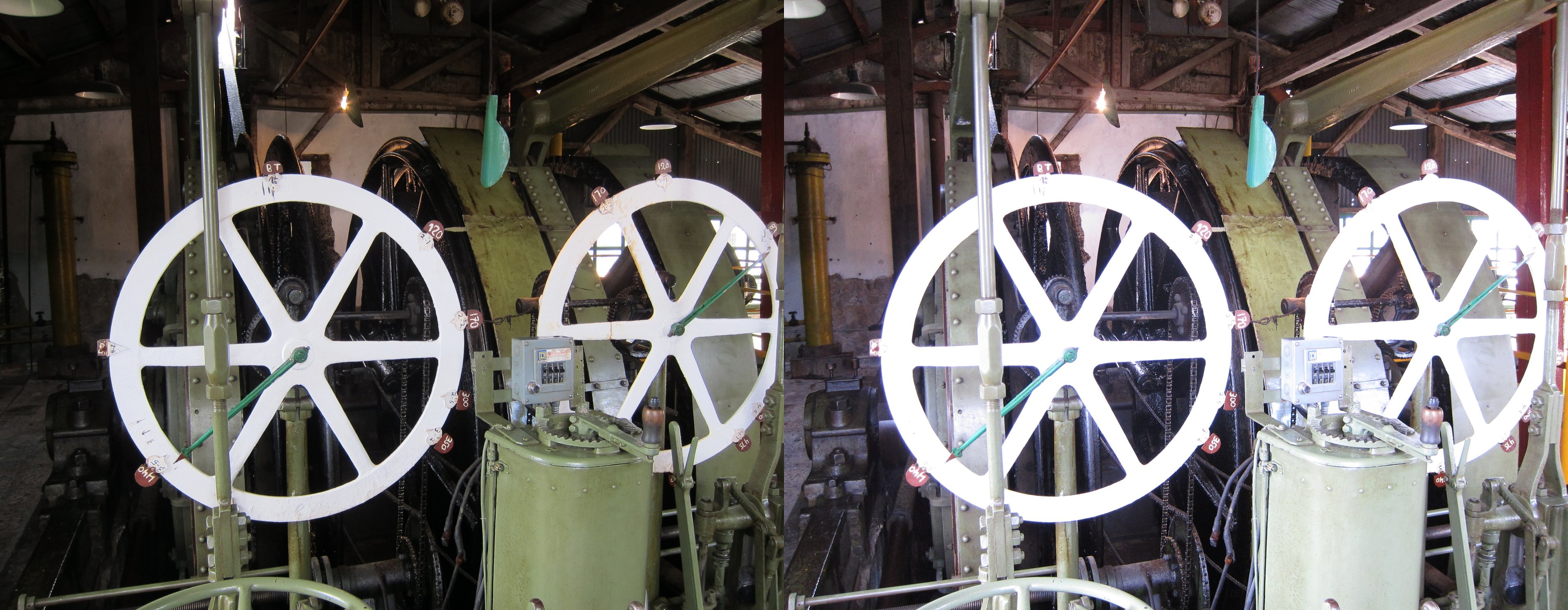 Museo de Sitio Mina la Dificultad, anciennes machines