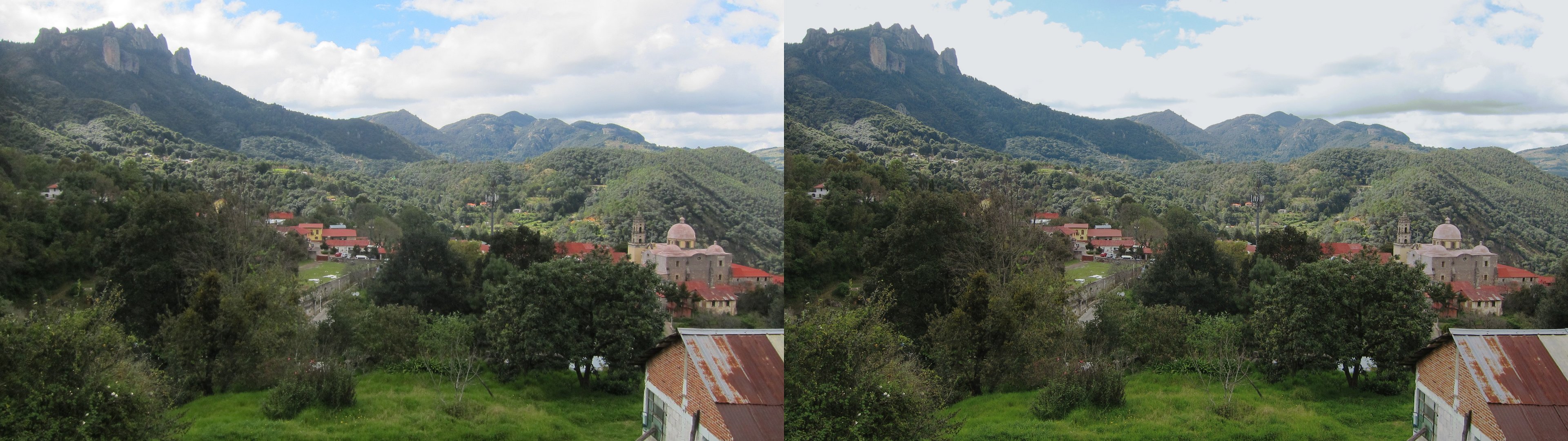 Vue sur le village