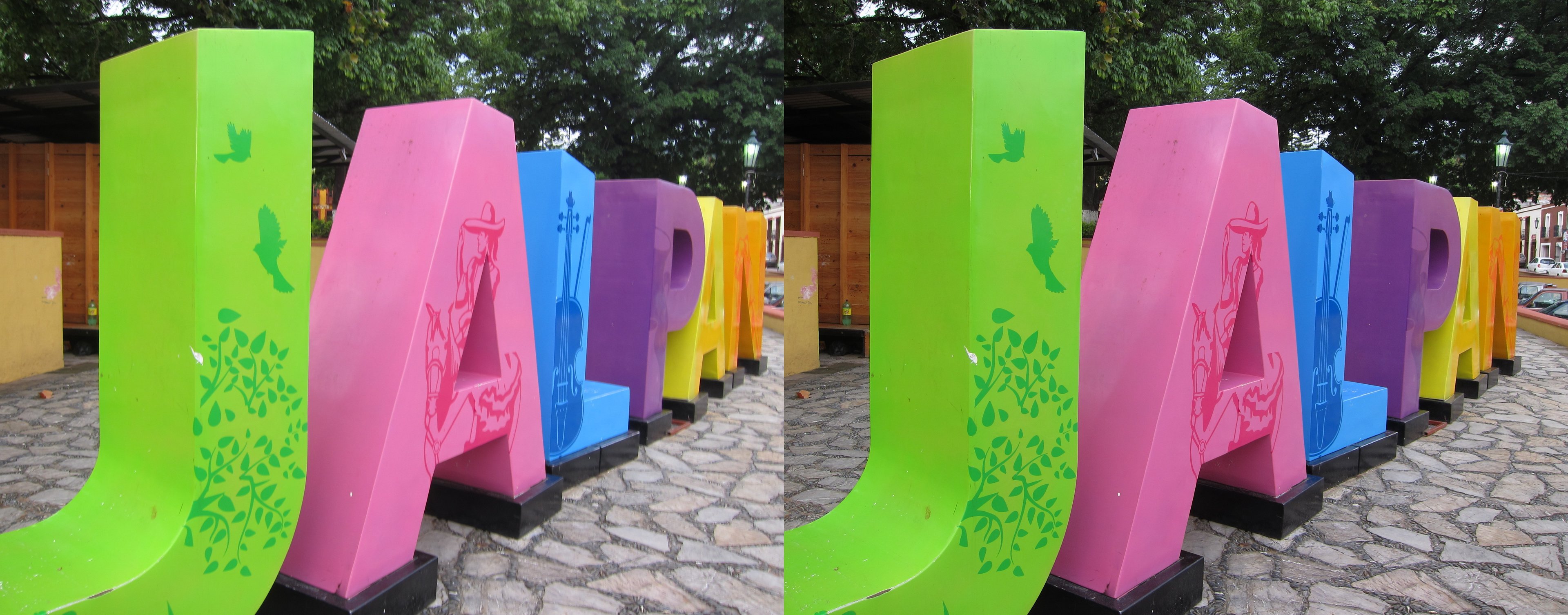 Lettres monumentales de la ville