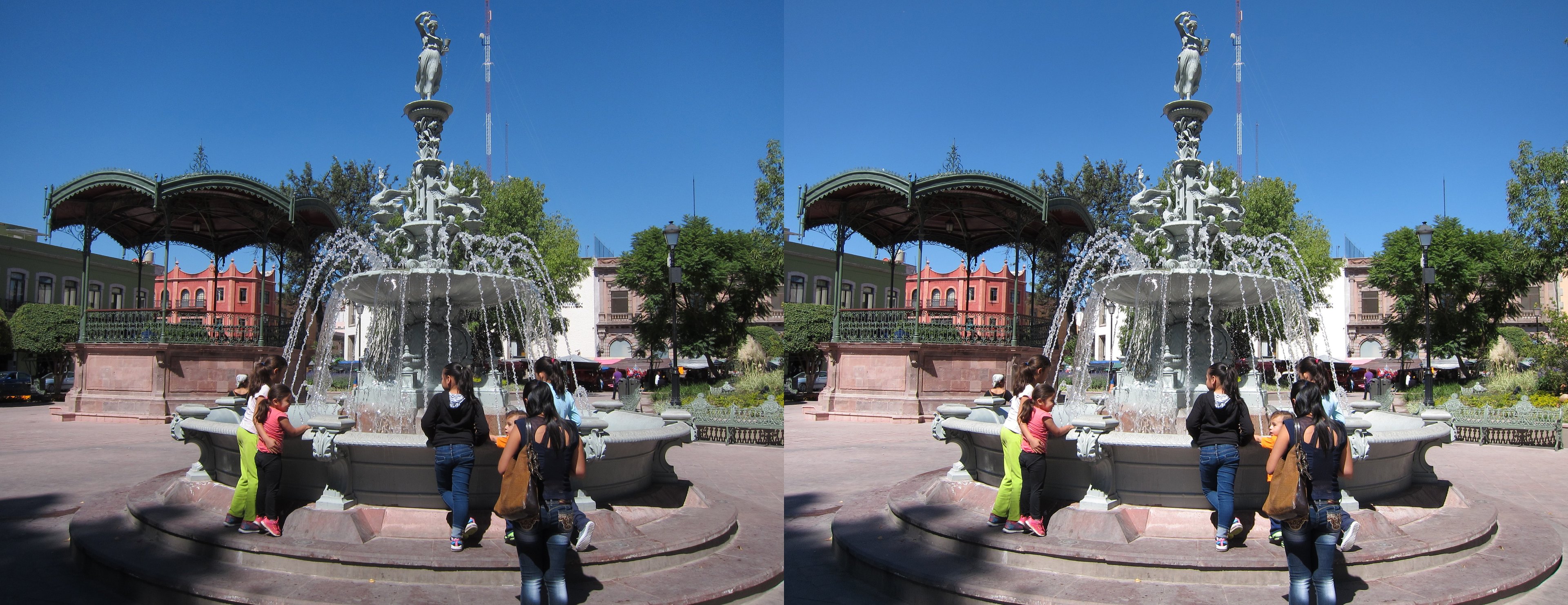 Fontaine dans le Jardín Zenea