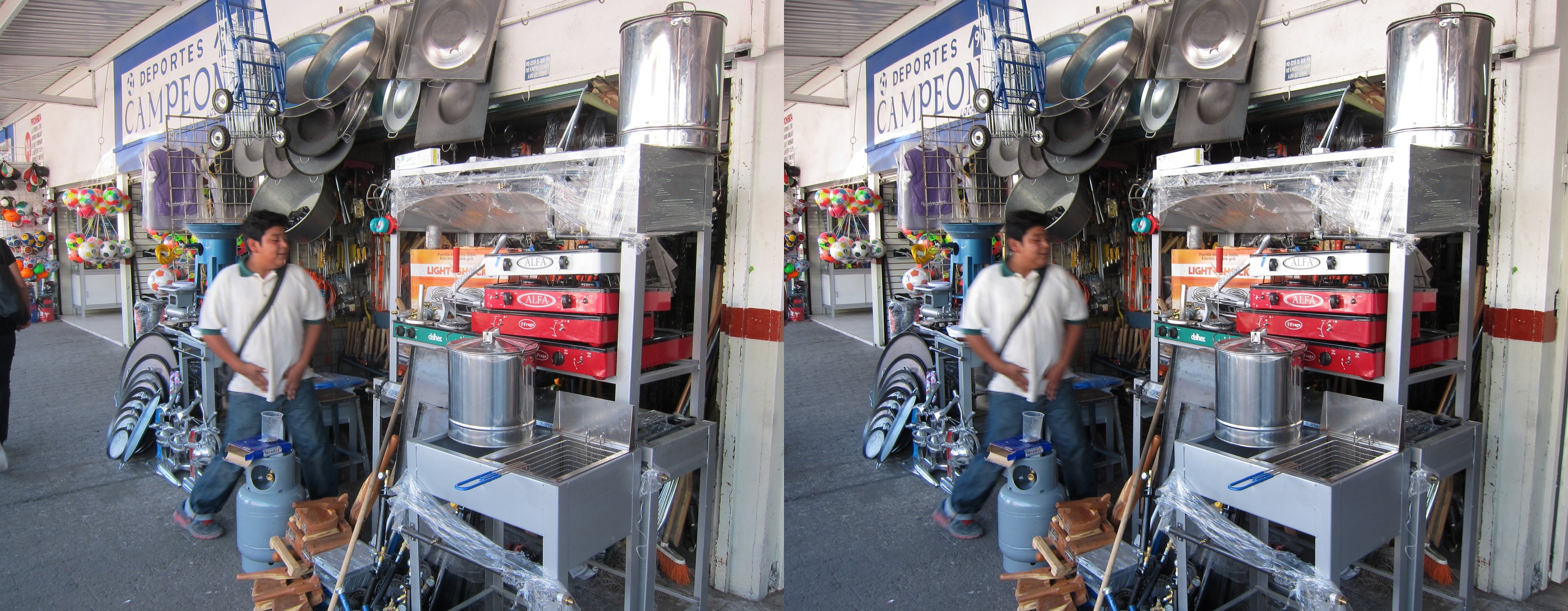 Mercado Escobedo, vendeur de matériel de cuisine