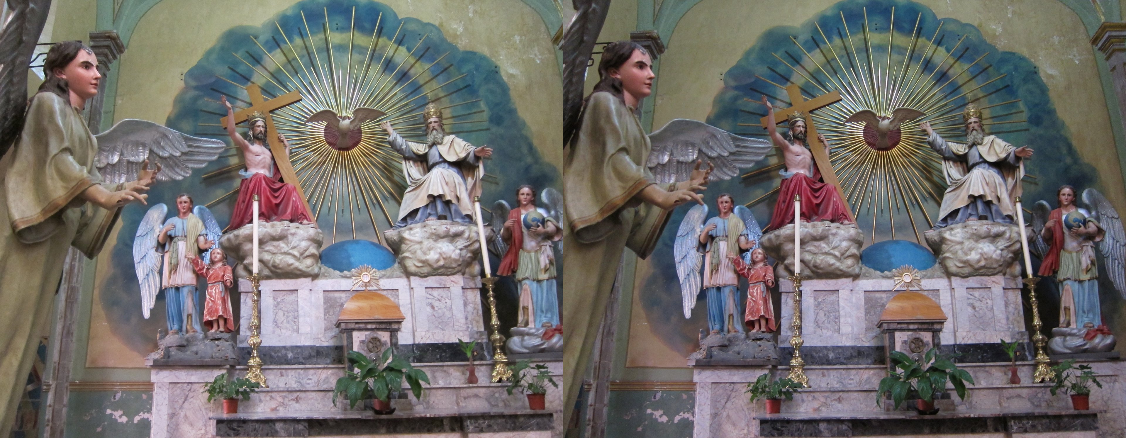 Autel de l'église Parroquia de Santiago