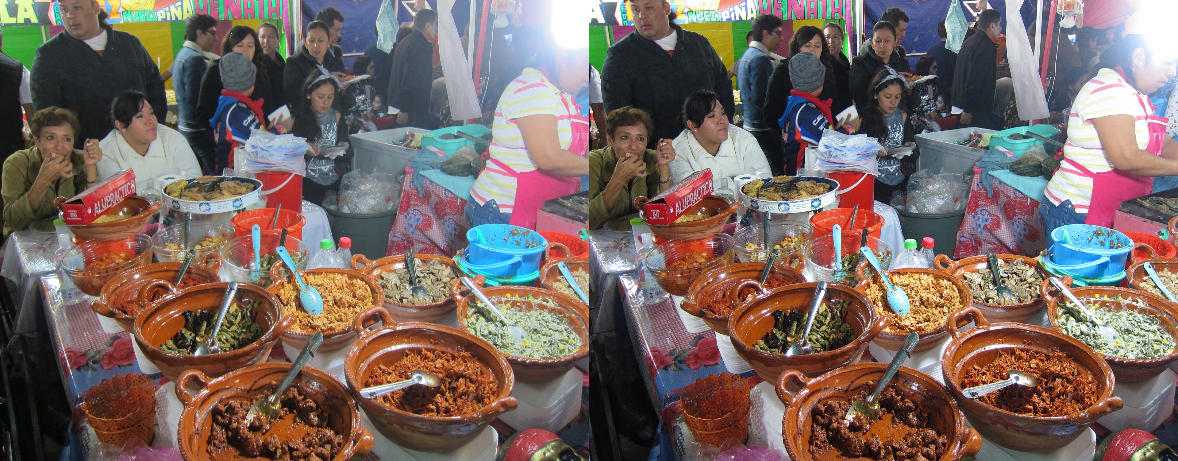 Stands de nourriture, Jardín Zenea