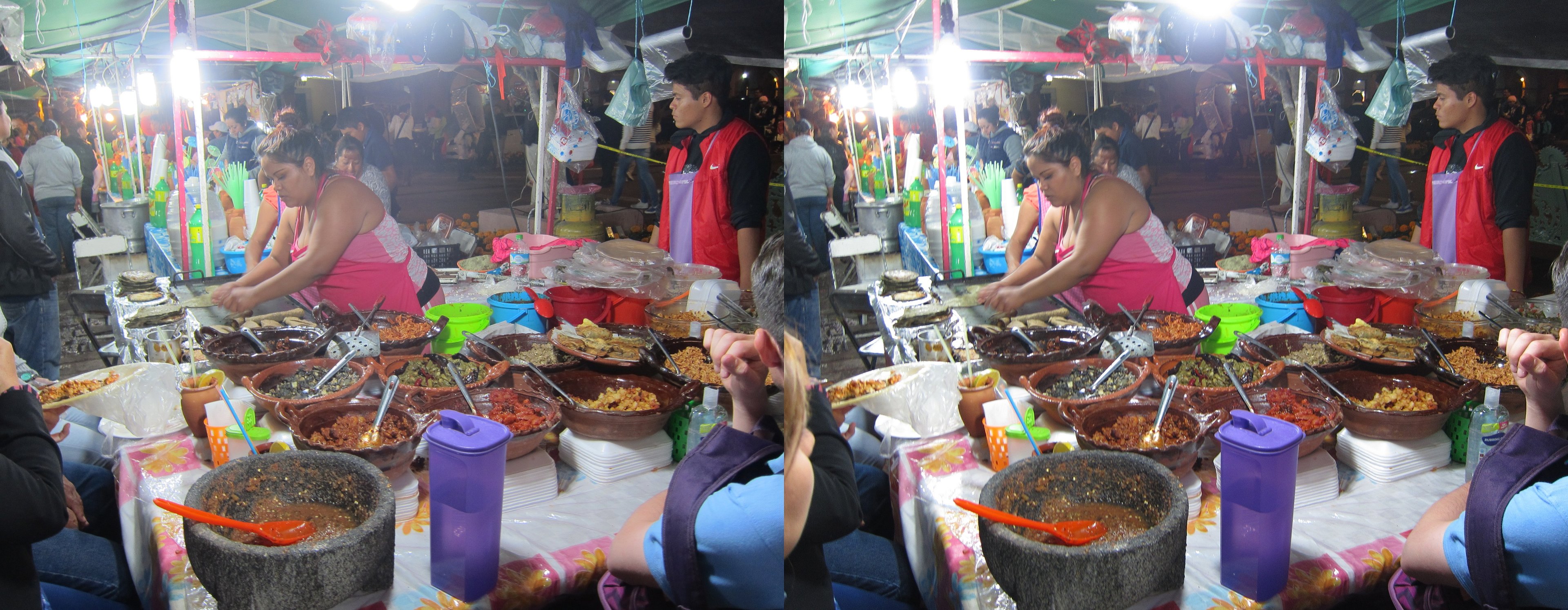 Stands de nourriture, Jardín Zenea