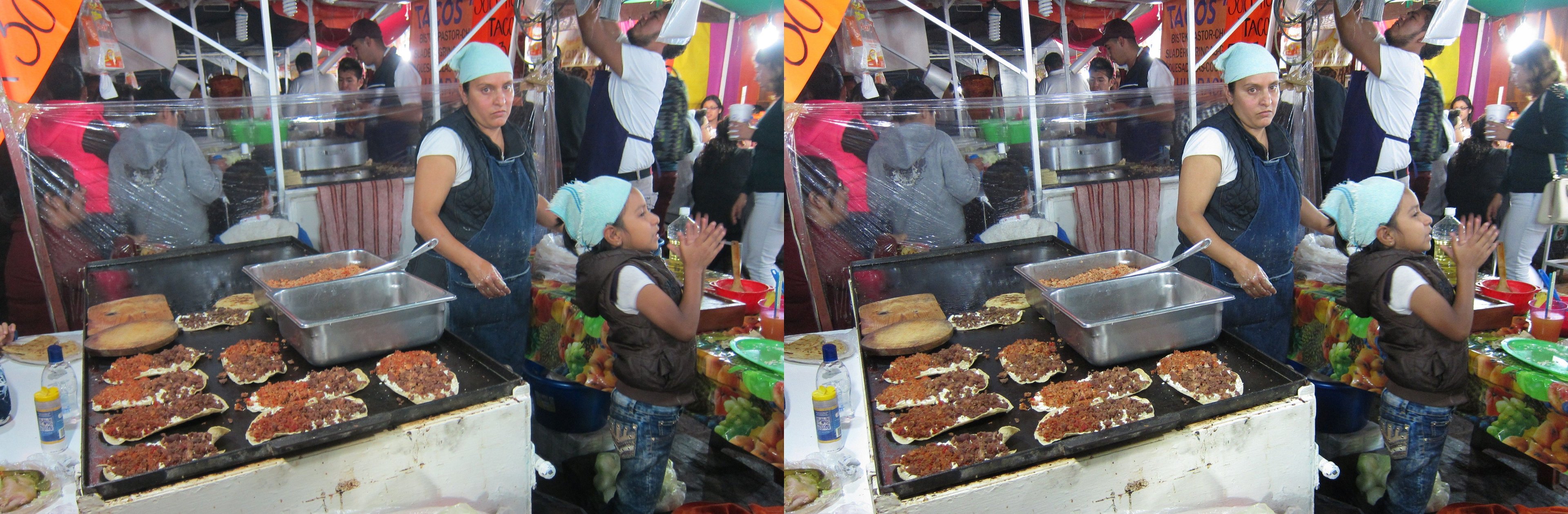 Stands de nourriture, Jardín Zenea