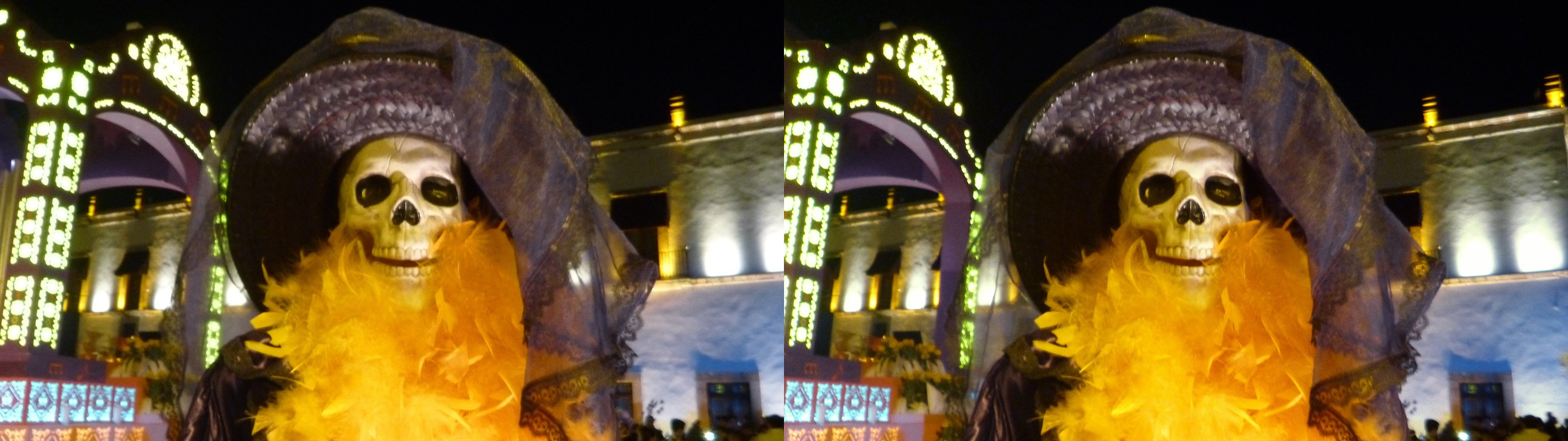 Grande Catrina bien habillée, Plaza de Armas