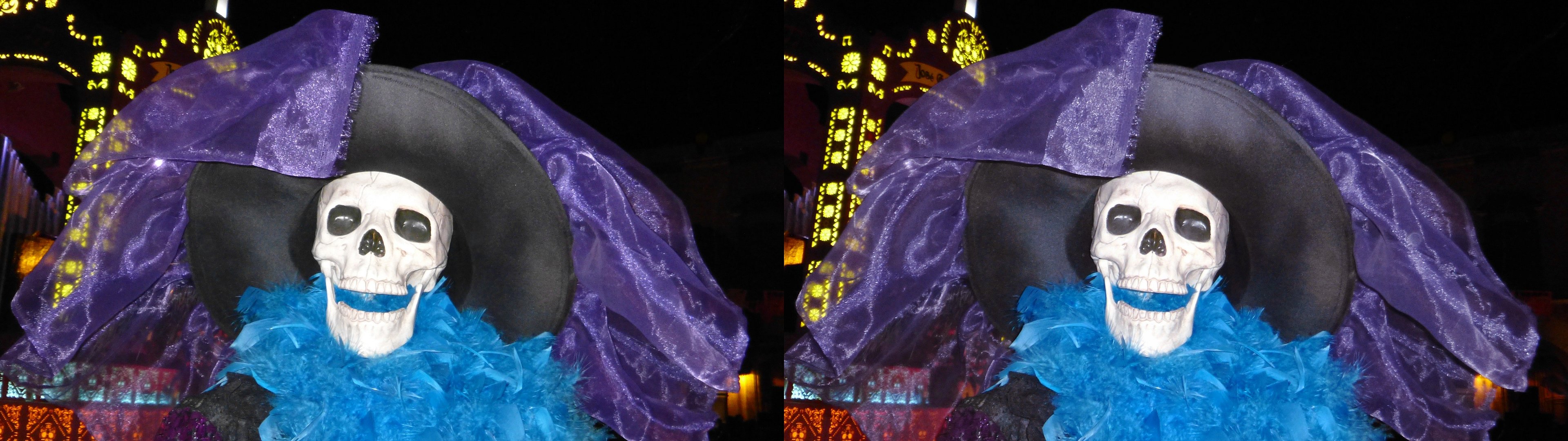 Grande Catrina bien habillée, Plaza de Armas