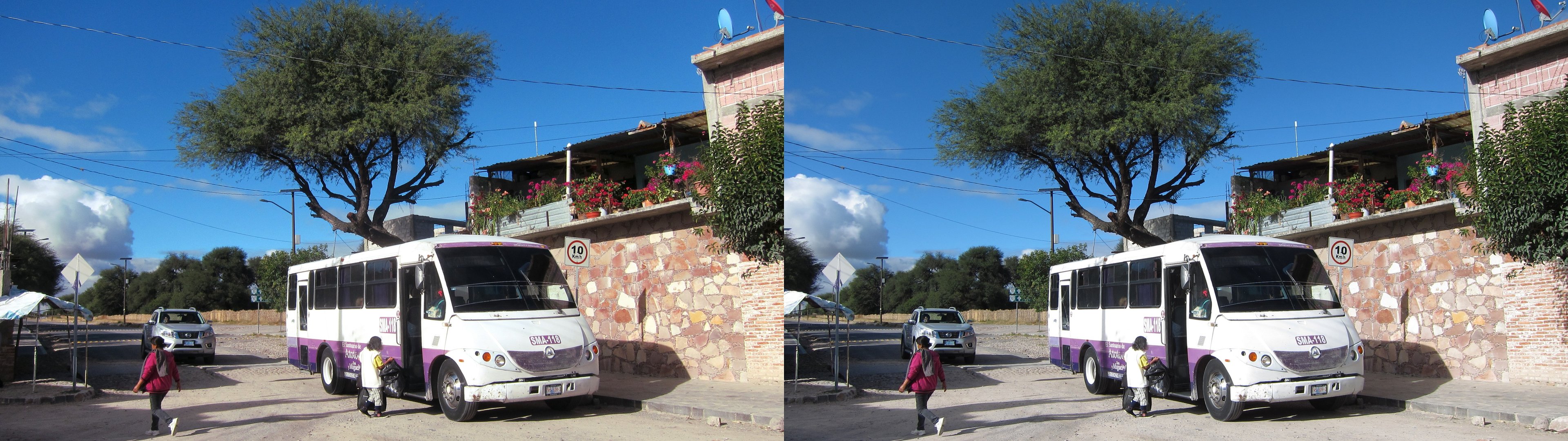 Le bus pour revenir à San Miguel de Allende
