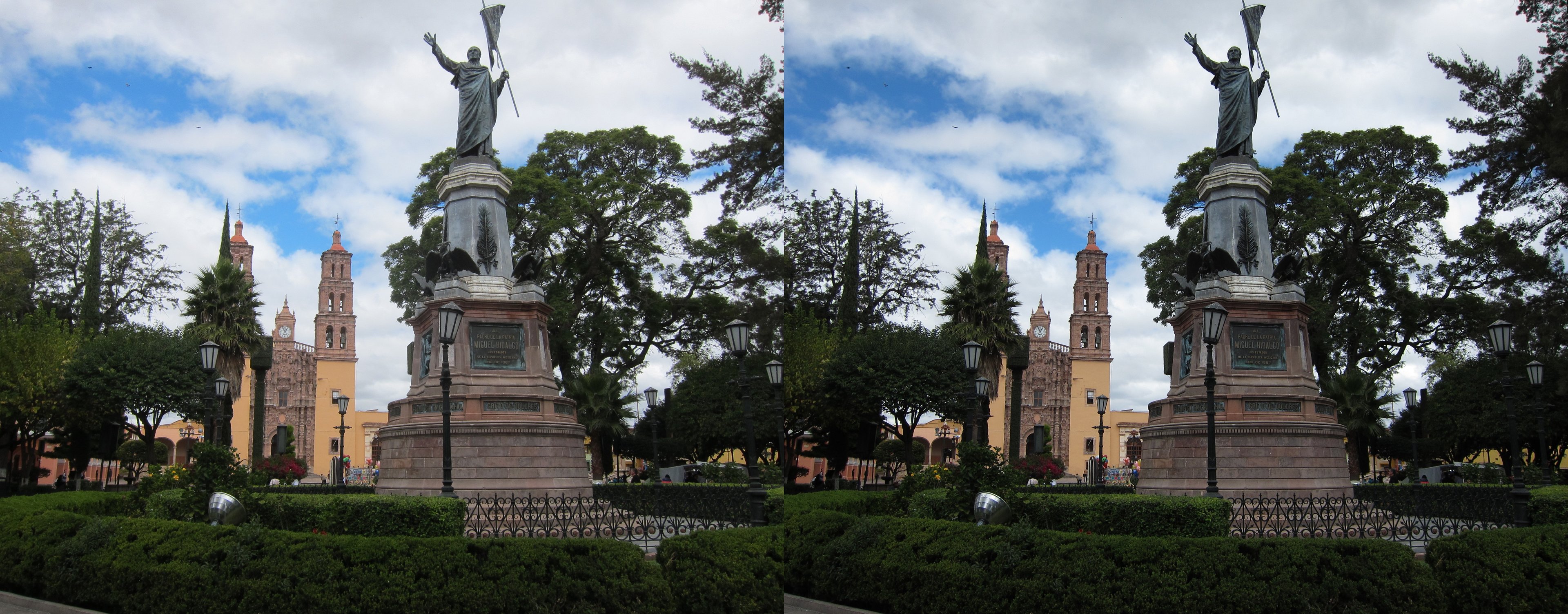 Plaza del Grande Hidalgo, monument à Miguel Hidalgo