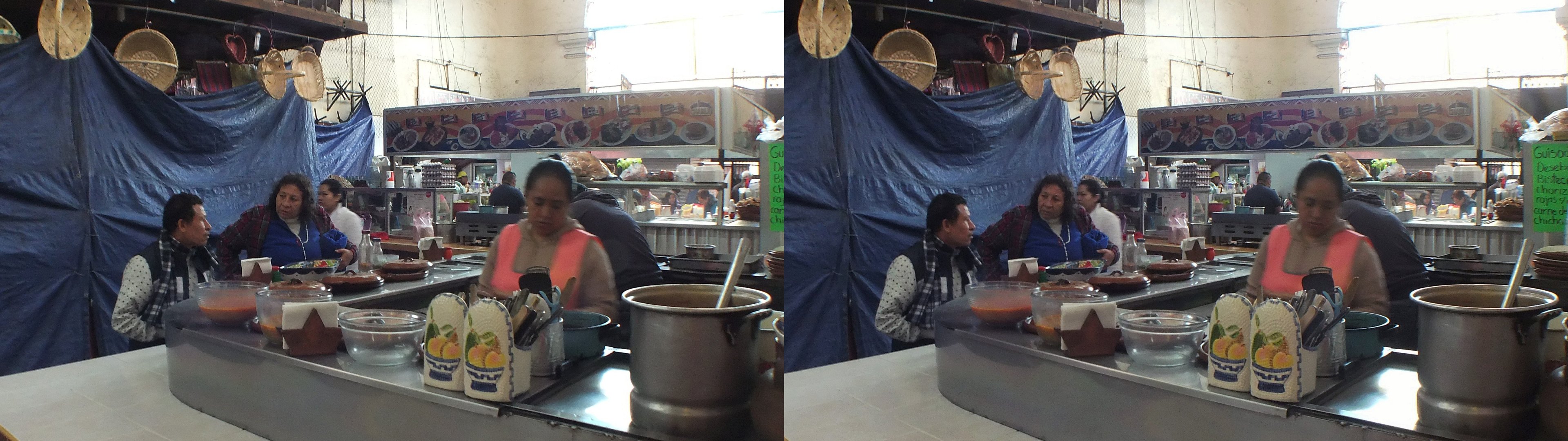 Petits restaurants du Mercado Hidalgo