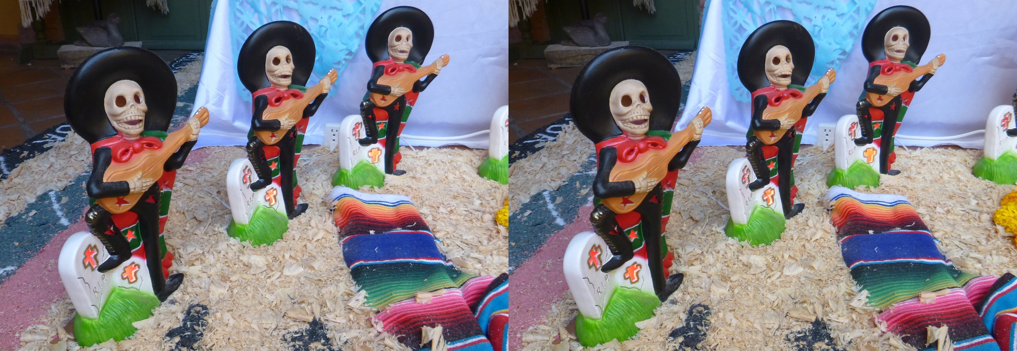 Casa Museo José Alfredo Jiménez, petits mariachis squelettes
