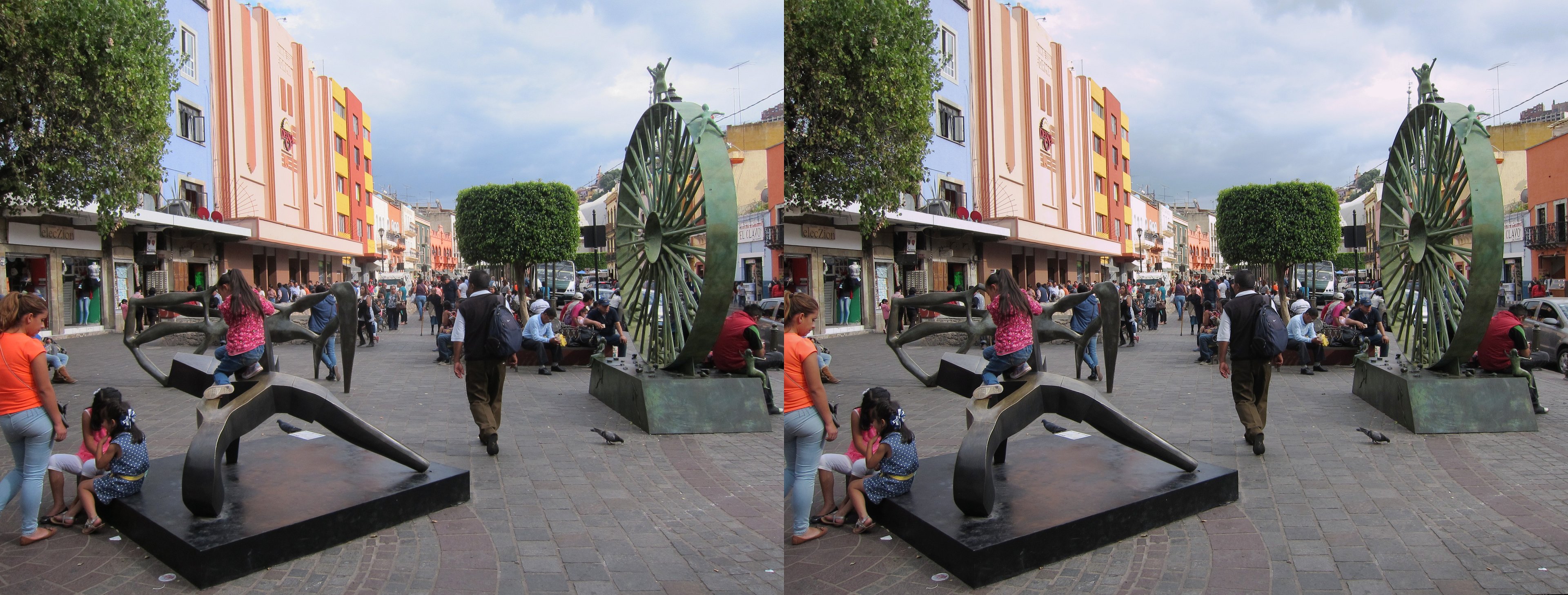 Sculptures en plein air, plaza del Músico
