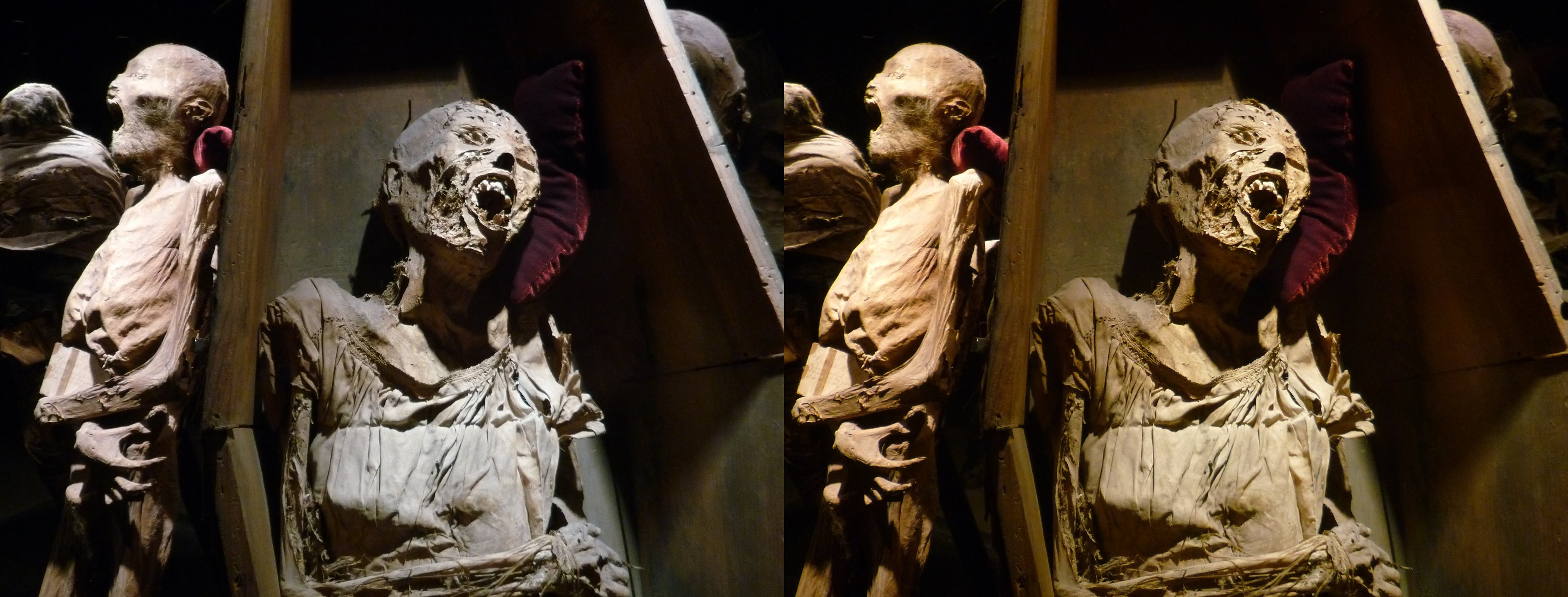 Museo de las Momias de Guanajuato, femme dans un cercueil