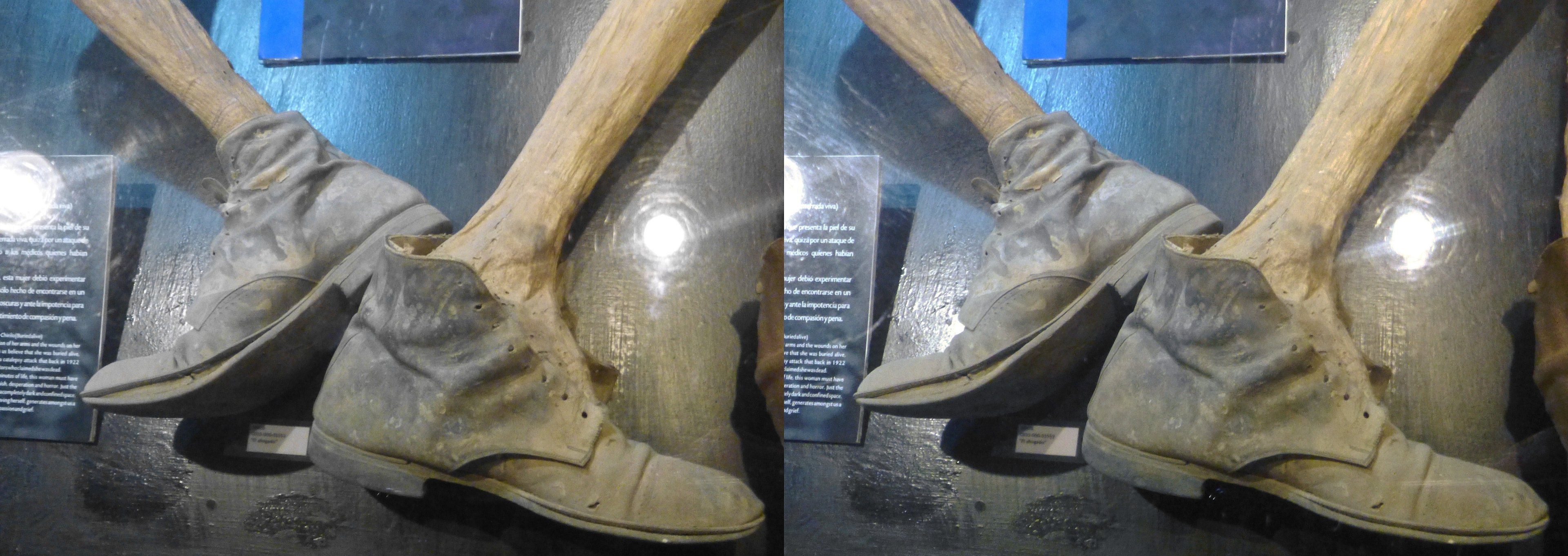 Museo de las Momias de Guanajuato, chaussures
