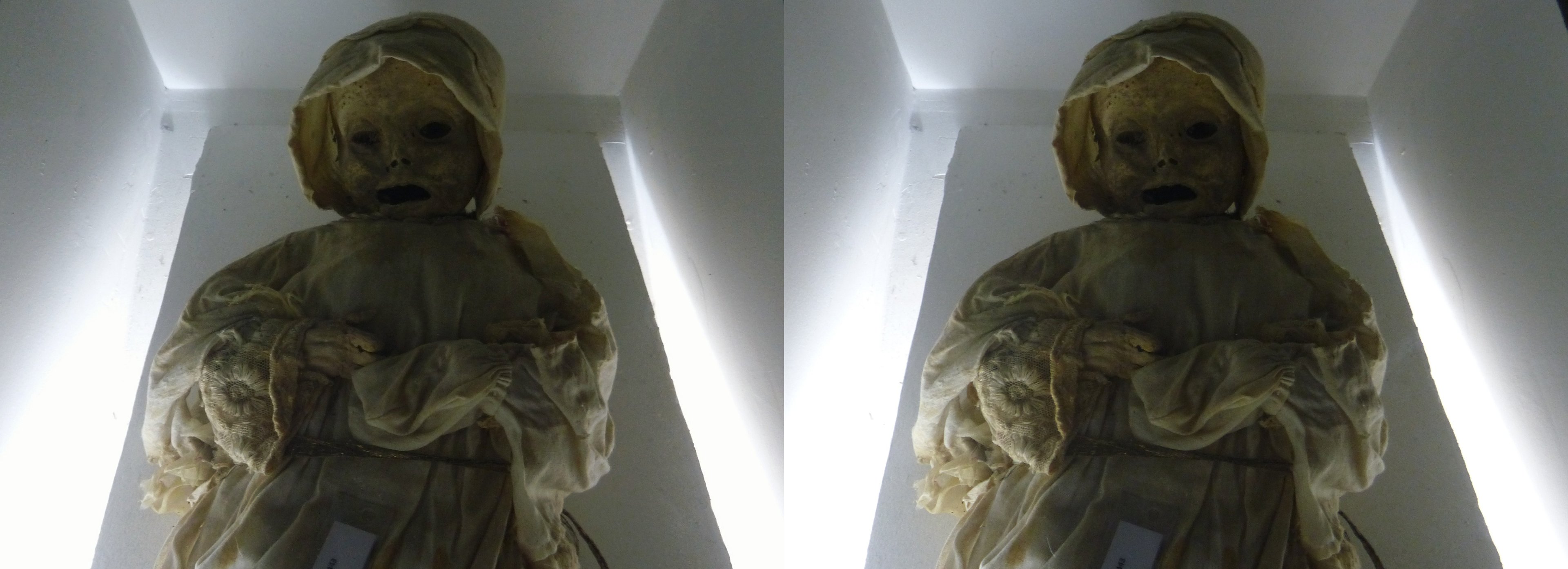 Museo de las Momias de Guanajuato, bébé habillé
