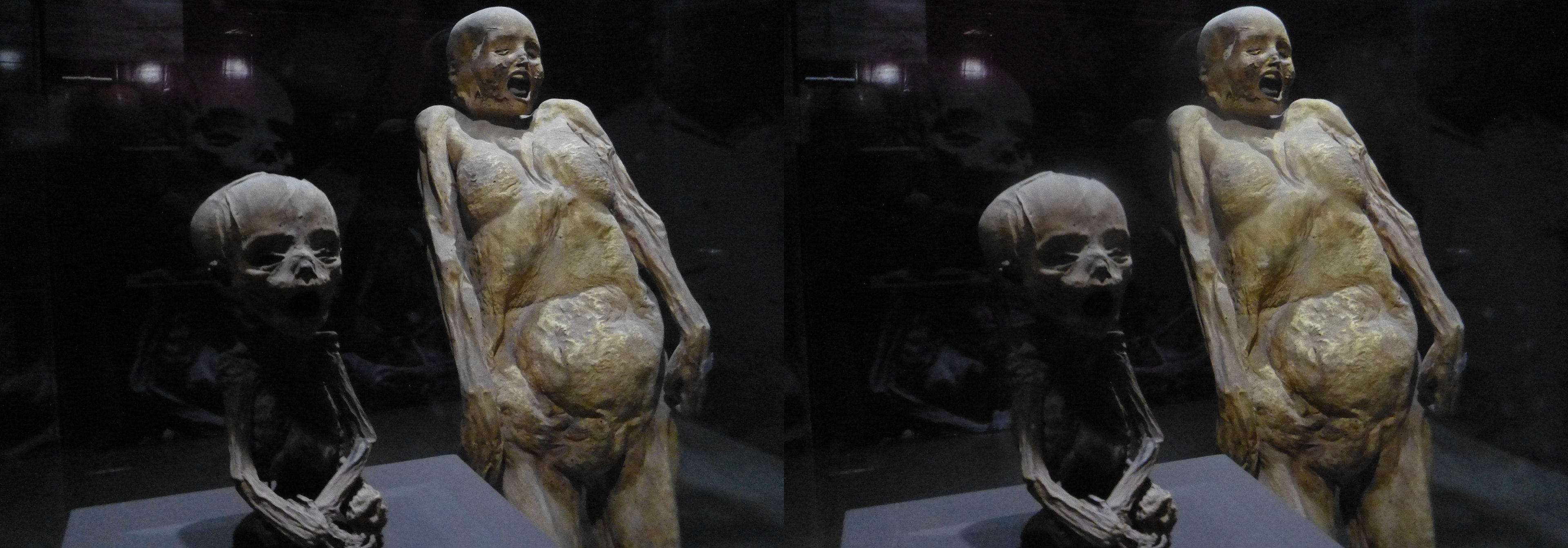 Museo de las Momias de Guanajuato, femme et nouveau-né